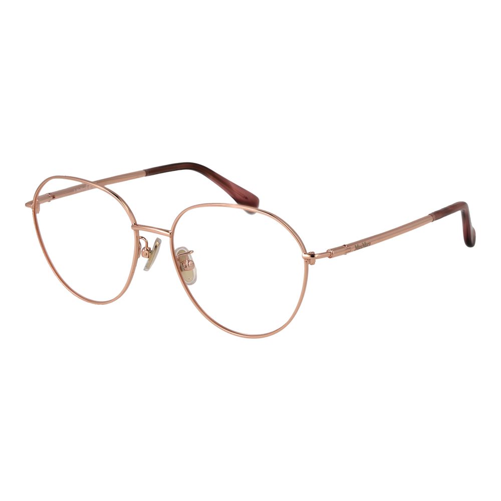 Max Mara Rose Gold Metal Glasses (Frames) | Regal Royce