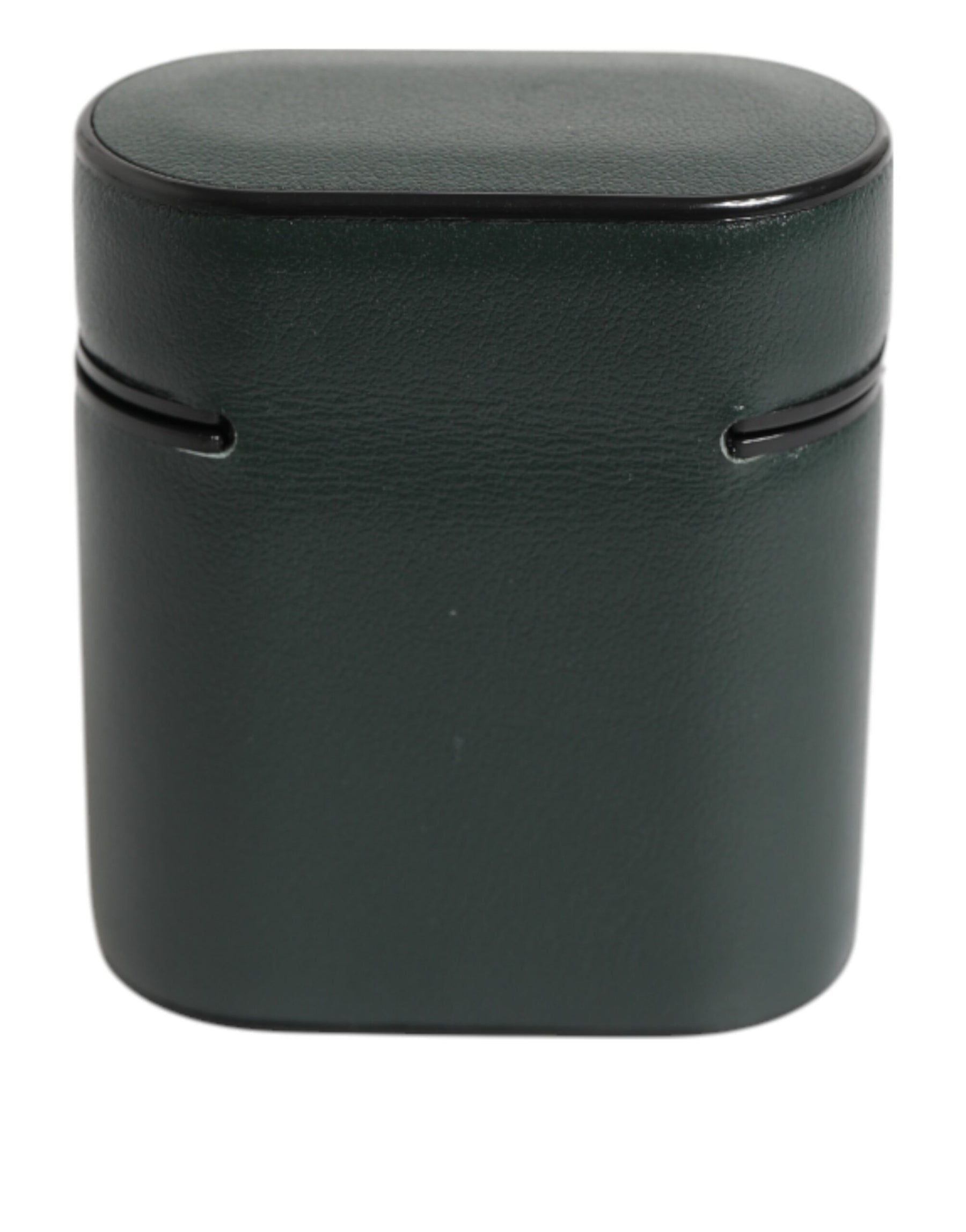 Dolce & Gabbana Army Green Calfskin Leather Logo Flip Holder Airpods Case | Regal Royce