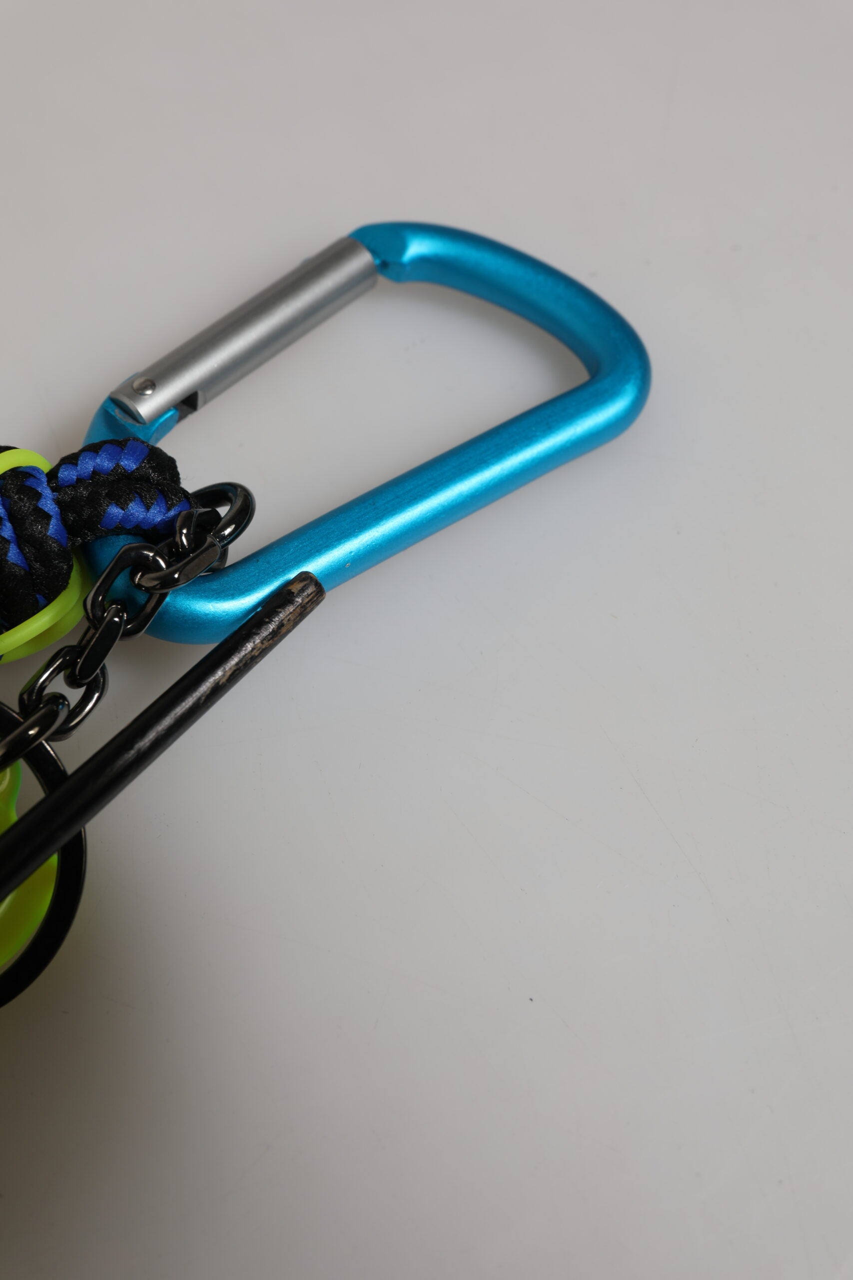 Dolce & Gabbana Multicolor Polyester Tape String DG Logo Keychain Keyring | Regal Royce