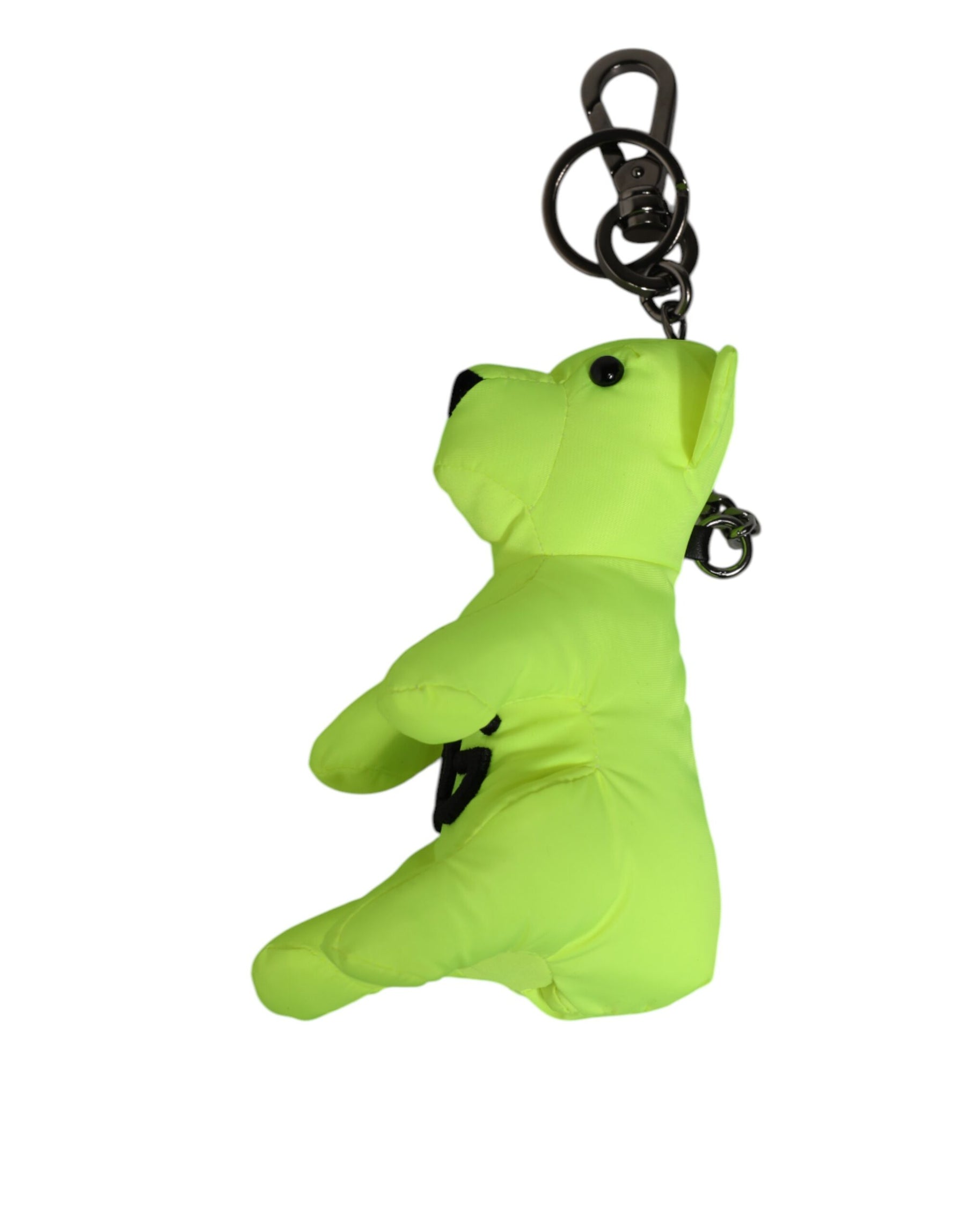 Dolce & Gabbana Neon Green Bear Embroidered Logo Men Keychain Clasp  Keyring | Regal Royce