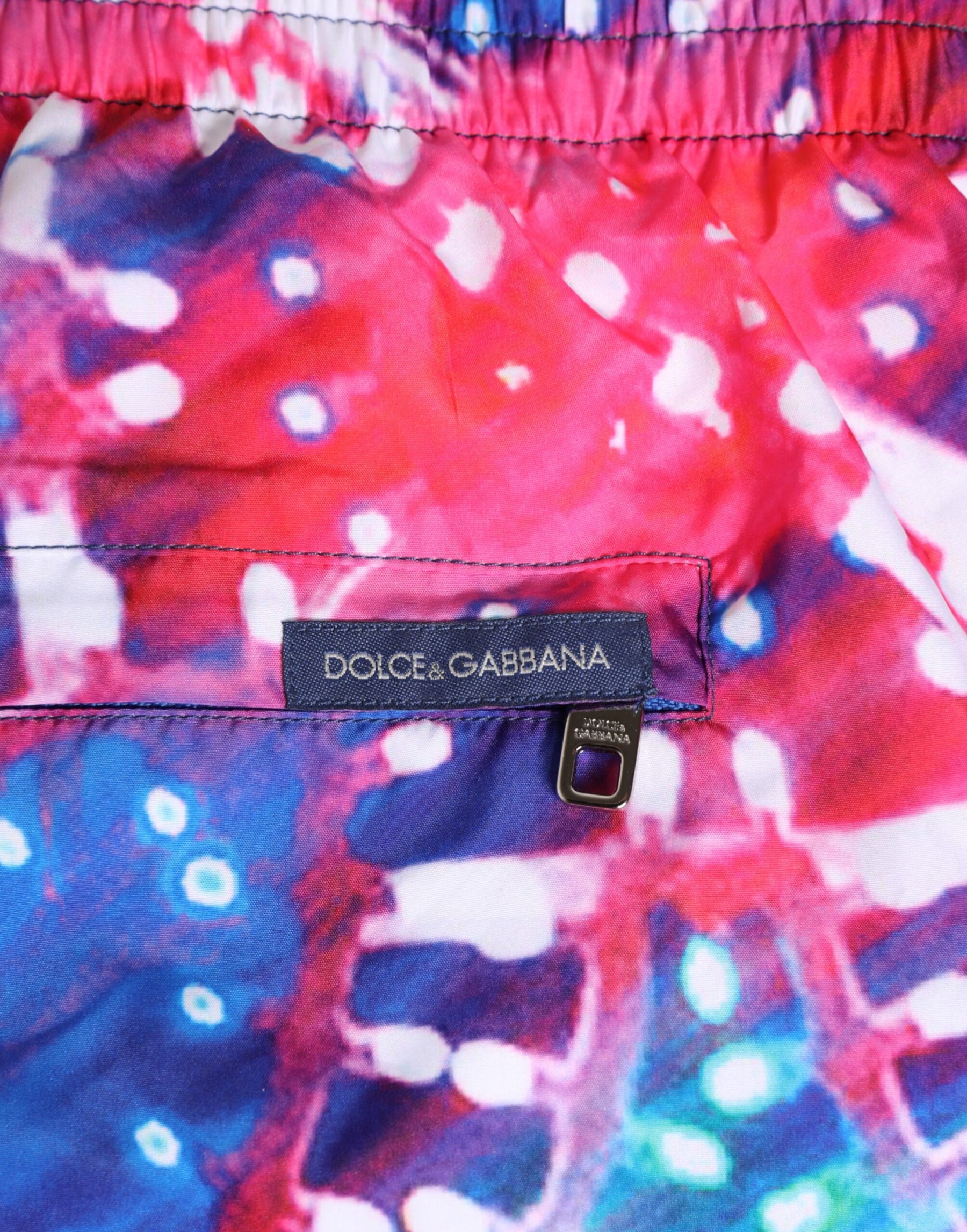 Dolce & Gabbana Multicolor Neon Print Polyester Shorts Swimwear | Regal Royce