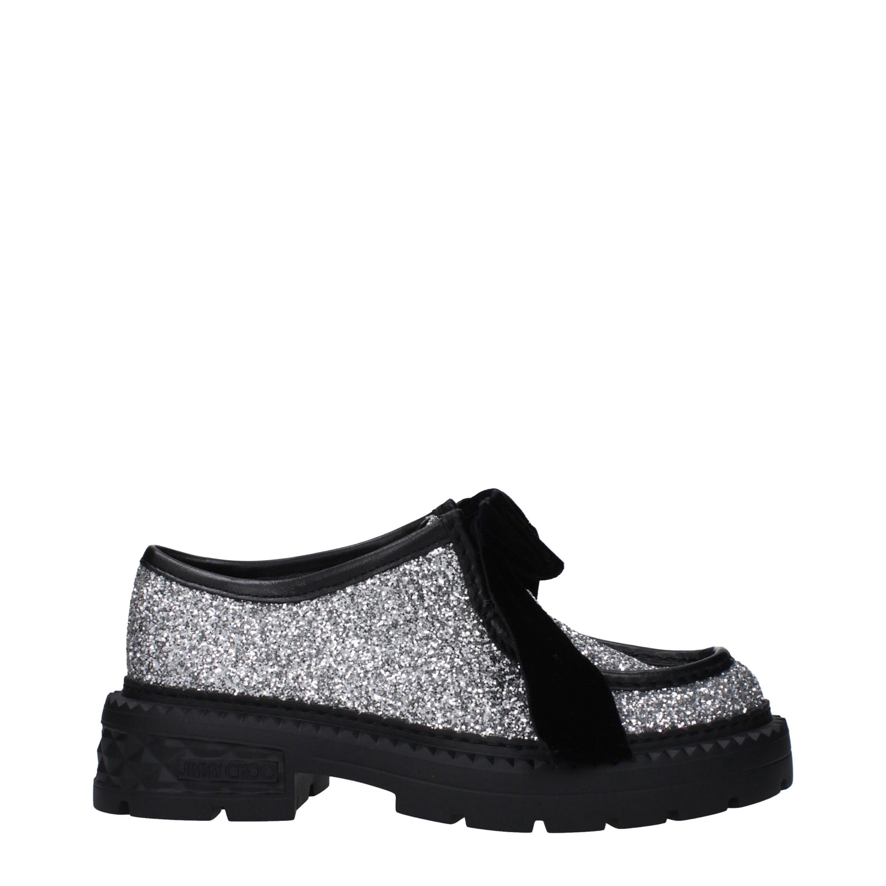 Jimmy Choo Gray Plastic Slip-On Loafers | Regal Royce