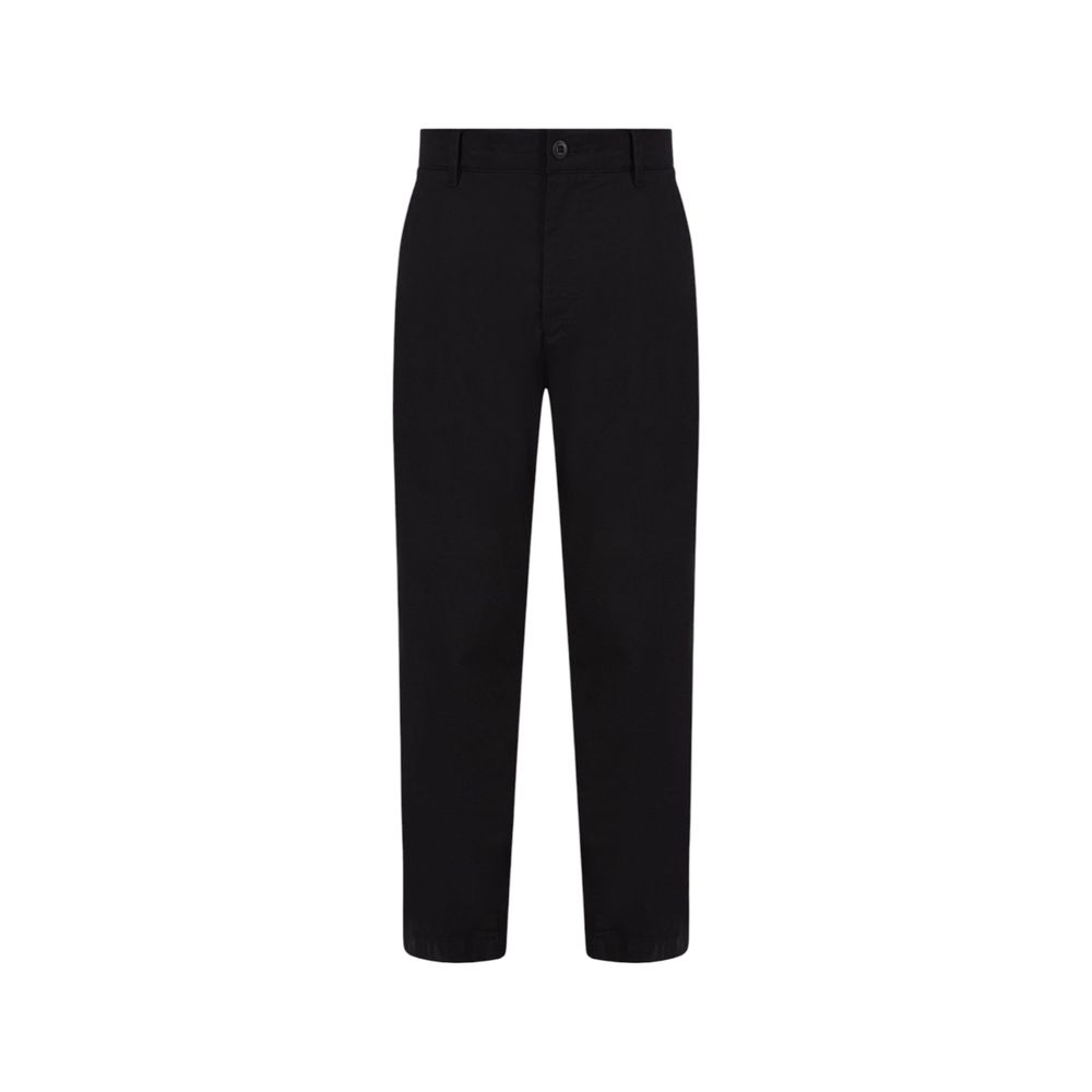 Calvin Klein Jeans Black Recycled Cotton Chino Pants | Regal Royce