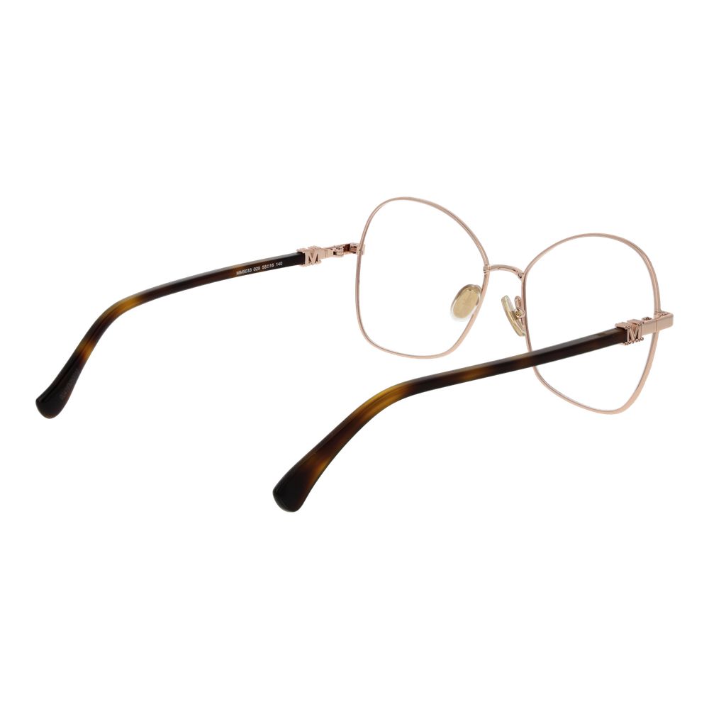 Max Mara Rose Gold Metal Glasses (Frames) | Regal Royce