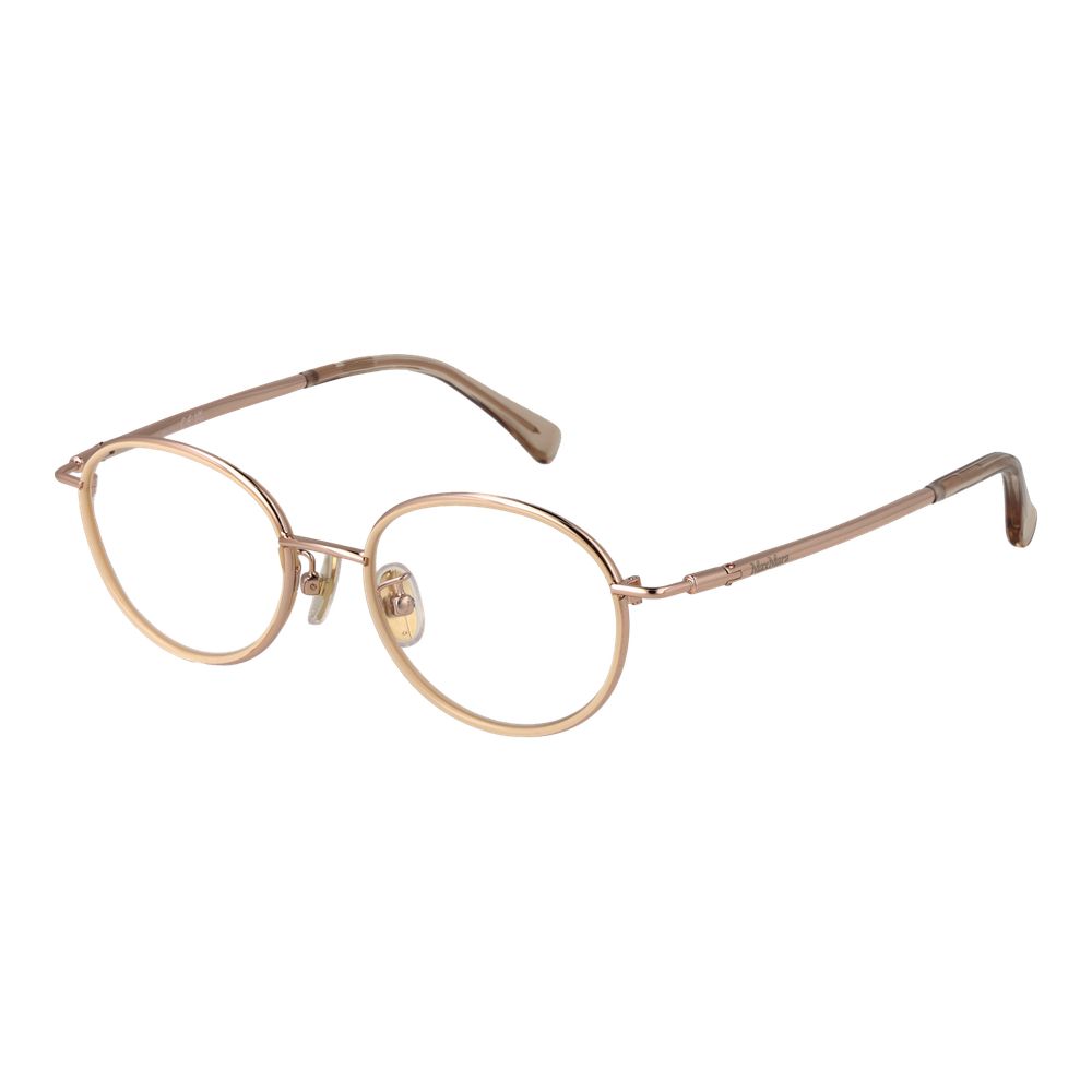 Max Mara Rose Gold Metal Glasses (Frames) | Regal Royce