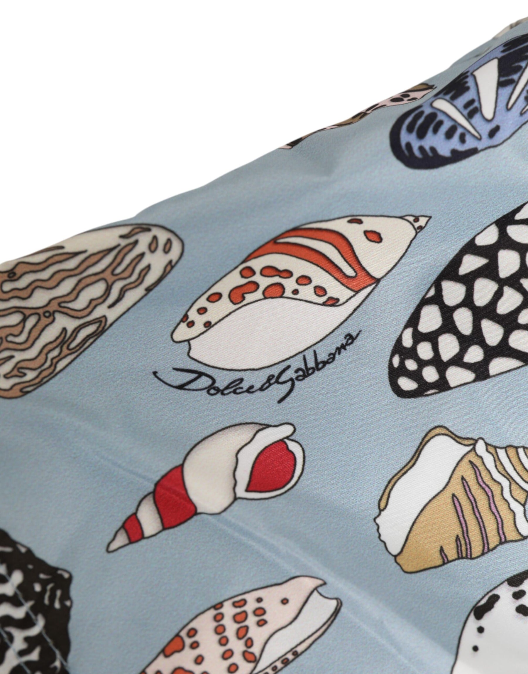 Dolce & Gabbana Blue Seashell Print Nylon Men Shorts Swimwear | Regal Royce
