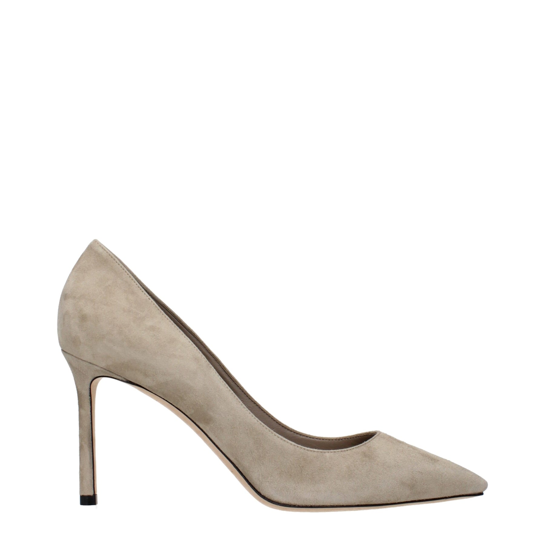 Jimmy Choo Gray Leather High Heel Pumps | Regal Royce