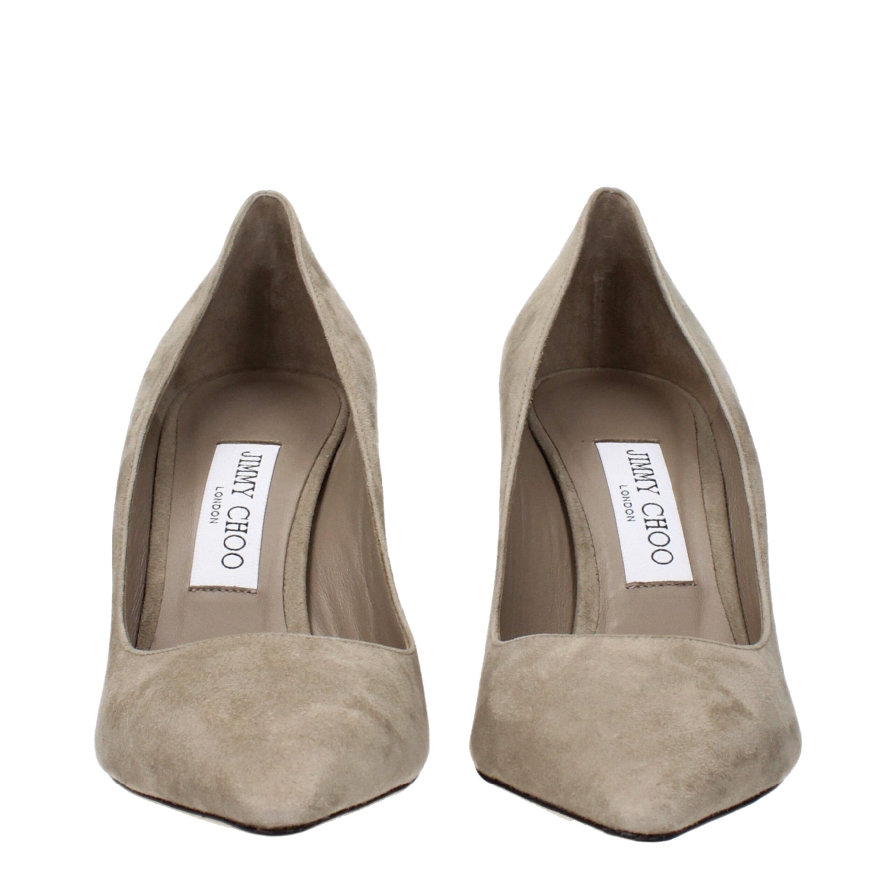Jimmy Choo Gray Leather High Heel Pumps | Regal Royce