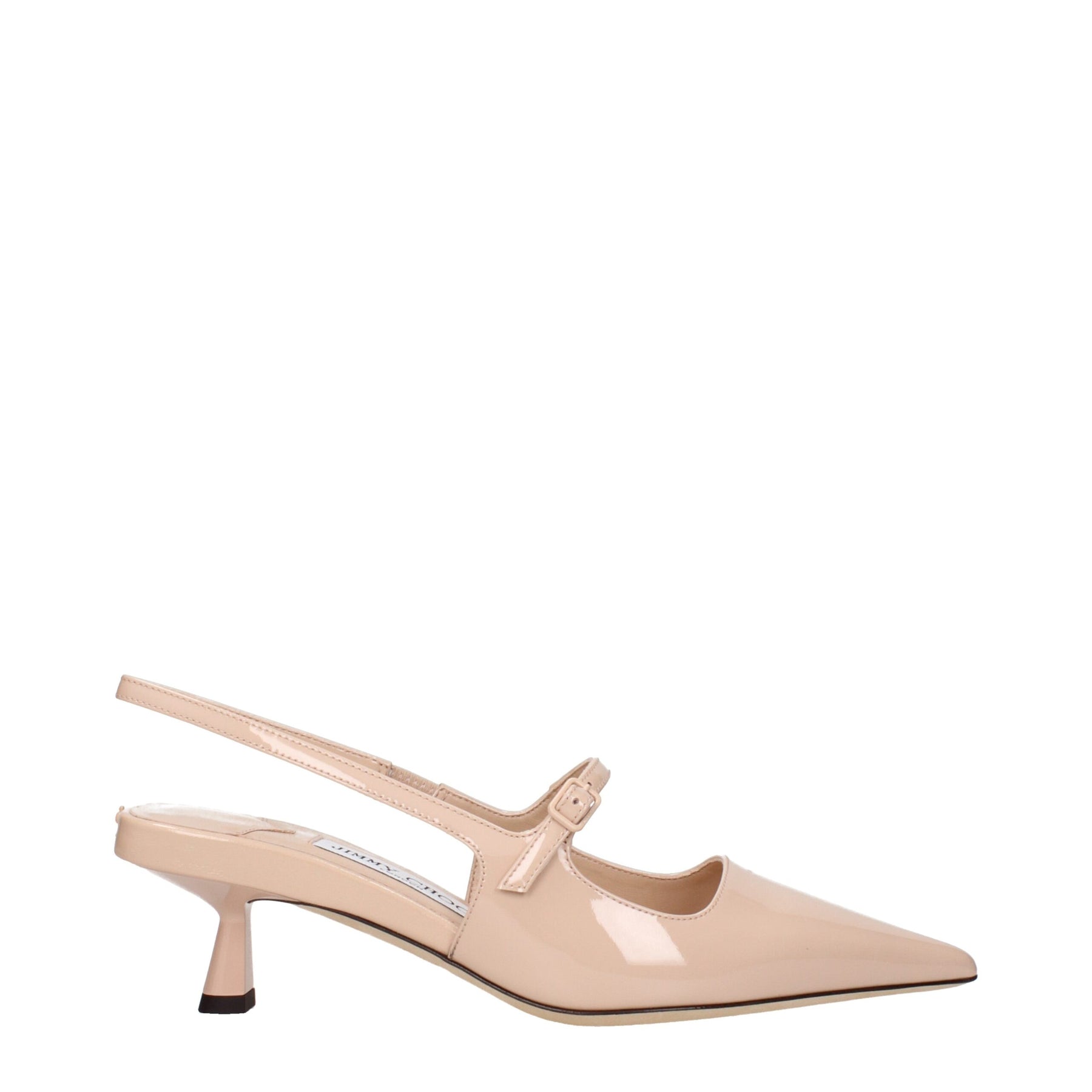 Jimmy Choo Pink Leather Mid Heel Pumps | Regal Royce
