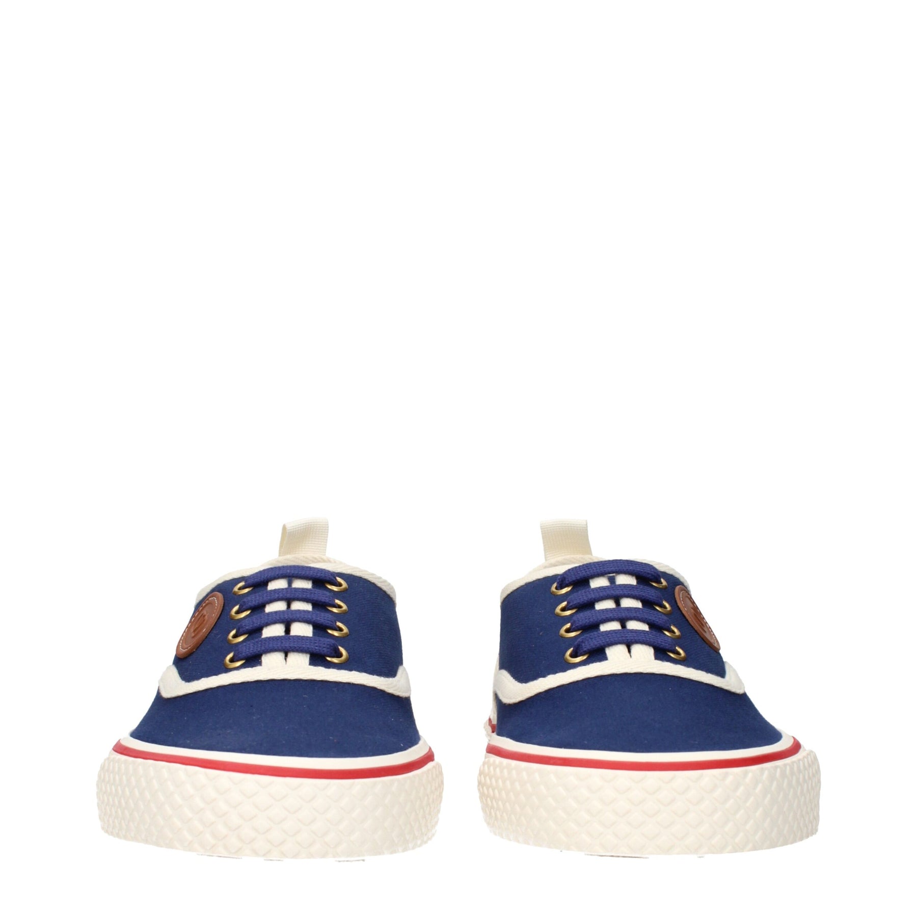 Valentino Garavani Blue Fabric Low Top Sneakers | Regal Royce