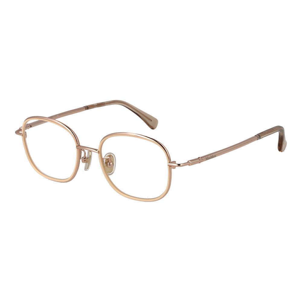 Max Mara Rose Gold Metal Glasses (Frames) | Regal Royce