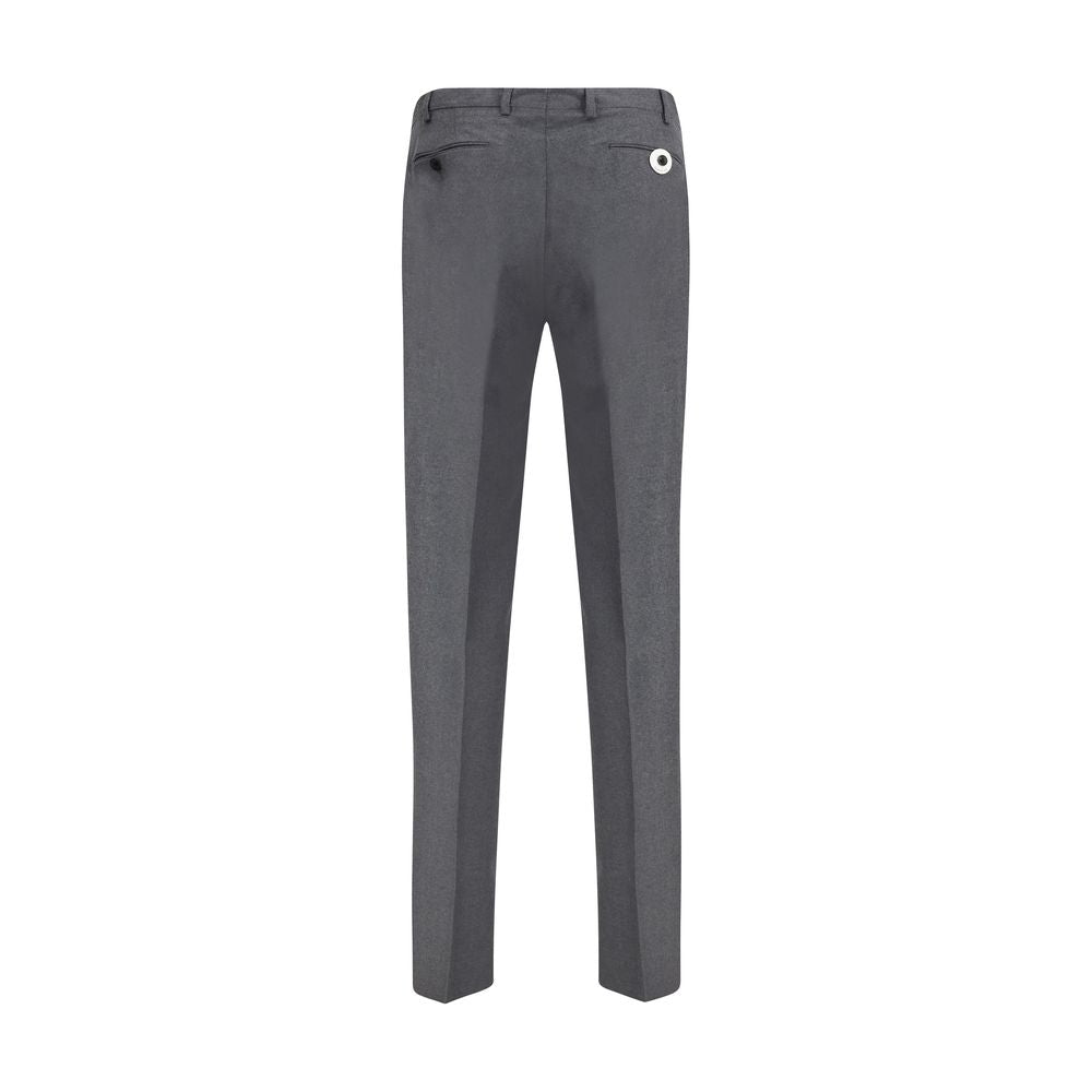 Germano Gray Fleece Wool Dress Pants | Regal Royce