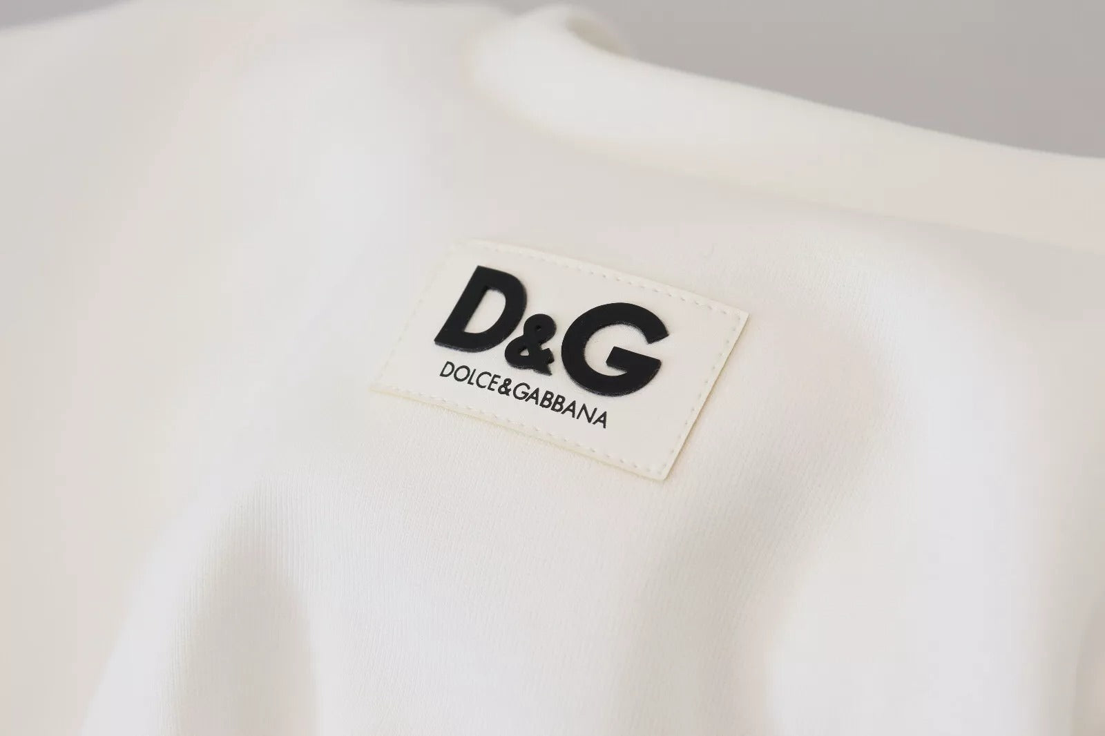 Dolce & Gabbana White Cotton Corset Stretch Top  T-shirt | Regal Royce