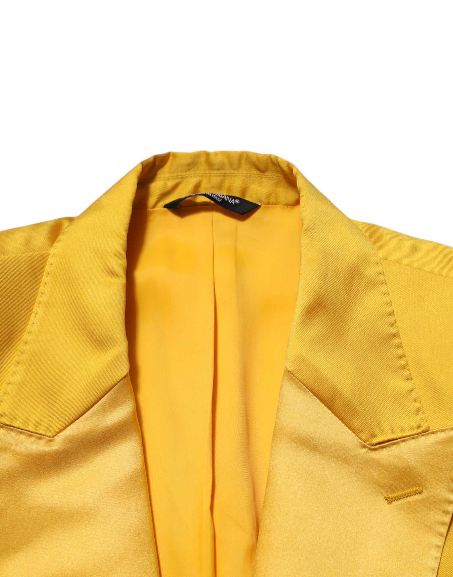 Dolce & Gabbana Yellow 2 Piece Silk Blend Men Suit SICILIA | Regal Royce