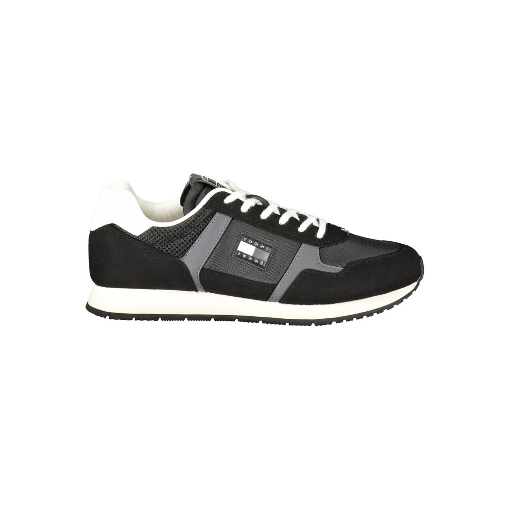 Tommy Hilfiger Nero Polyurethane Men Sneaker | Regal Royce