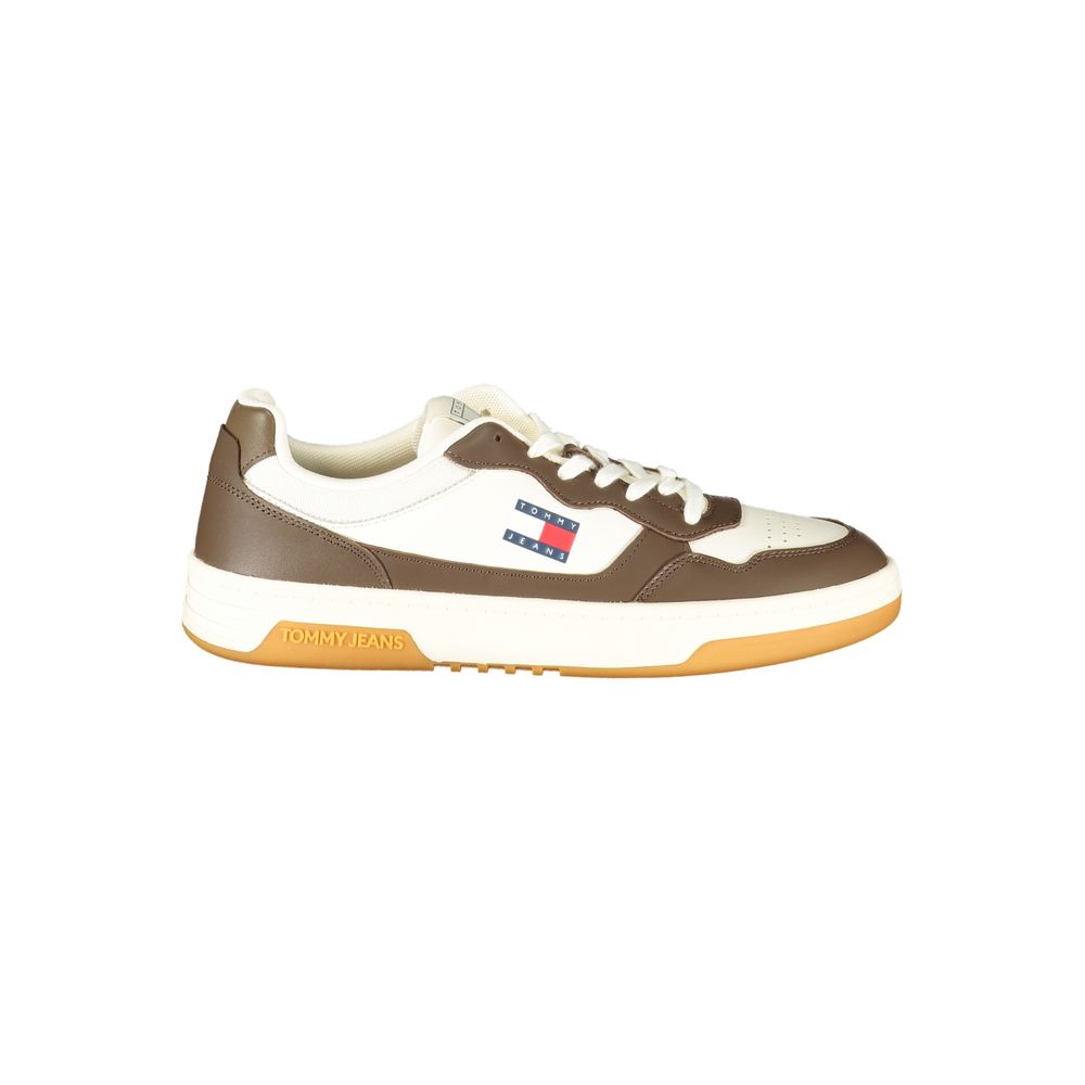 Tommy Hilfiger White Polyurethane Men Sneaker | Regal Royce