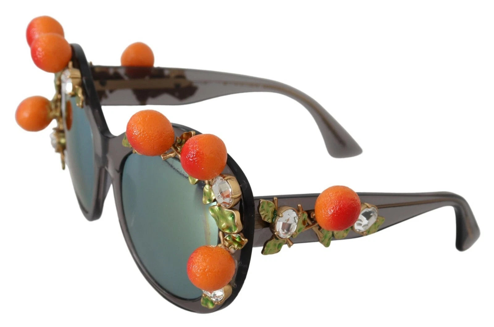 Dolce & Gabbana DG4283B Acetate Crystals Orange Appliques Sunglasses | Regal Royce