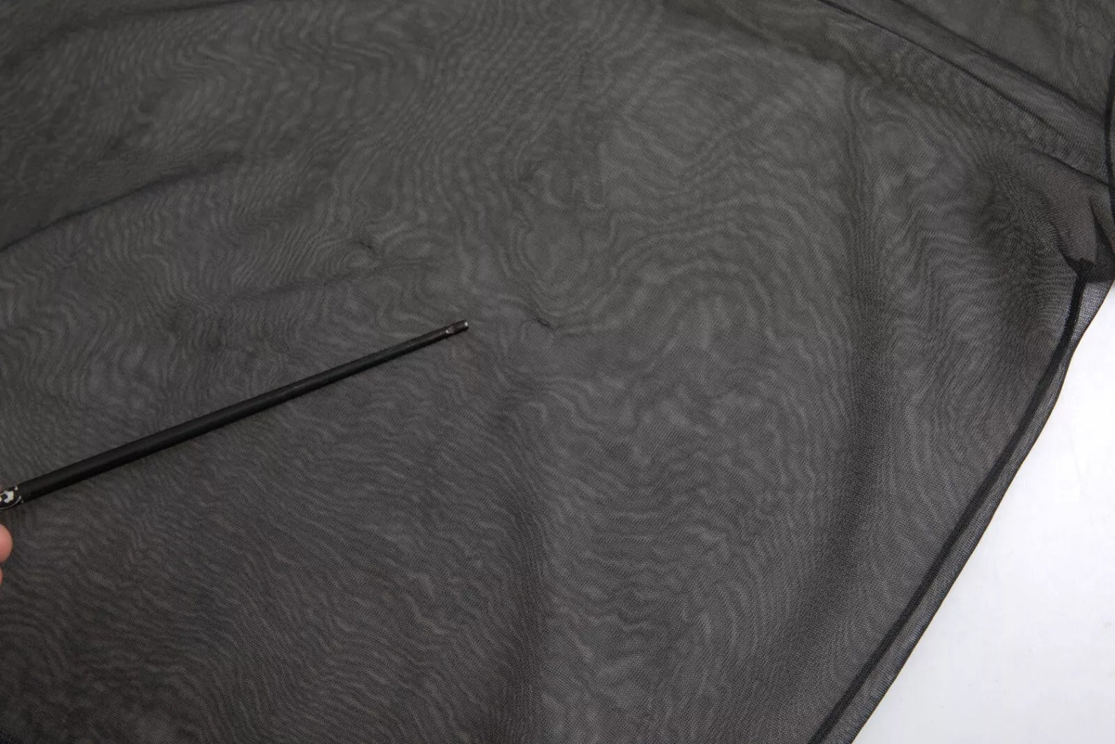 Dolce & Gabbana Black Mesh Turtleneck Sheer Blouse Top | Regal Royce