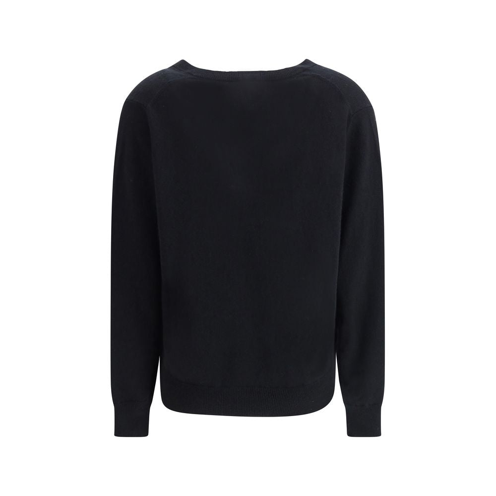 Allude Black Cashmere Cashmere Sweater | Regal Royce