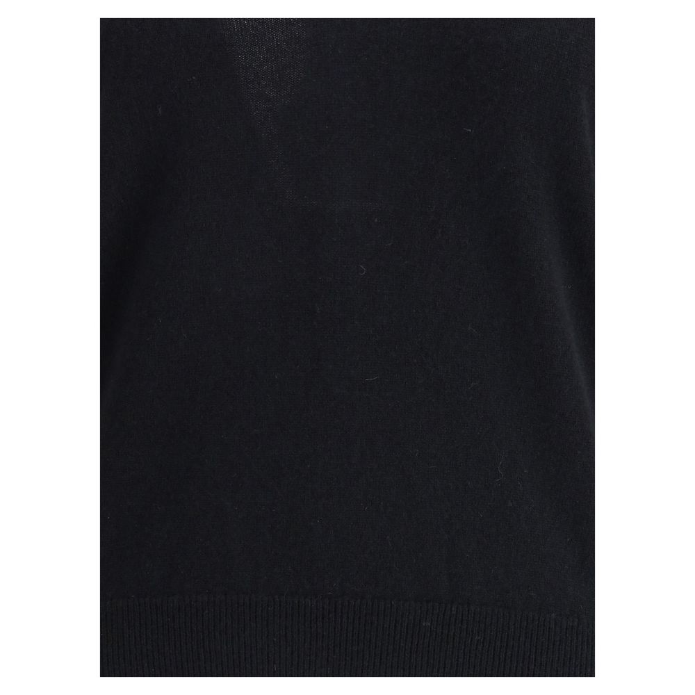 Allude Black Cashmere Cashmere Sweater | Regal Royce