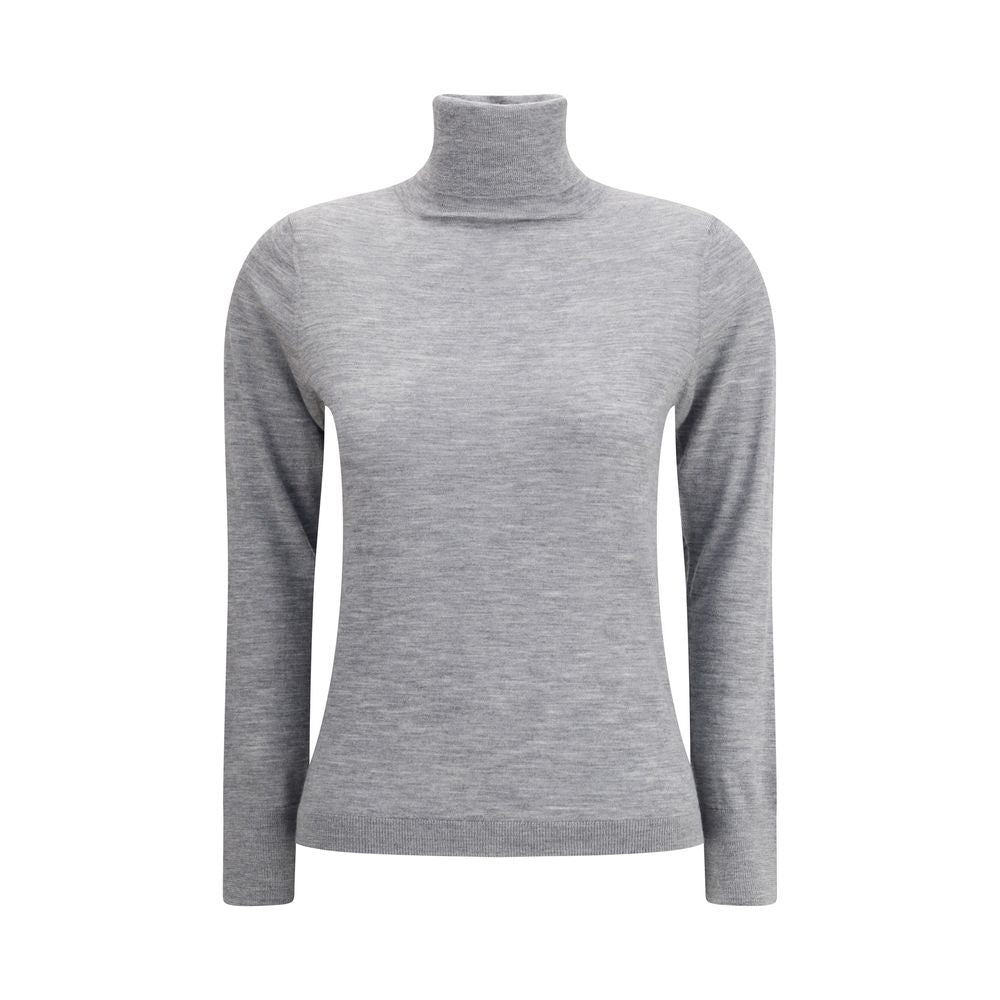 Allude Gray Cashmere Turtleneck | Regal Royce