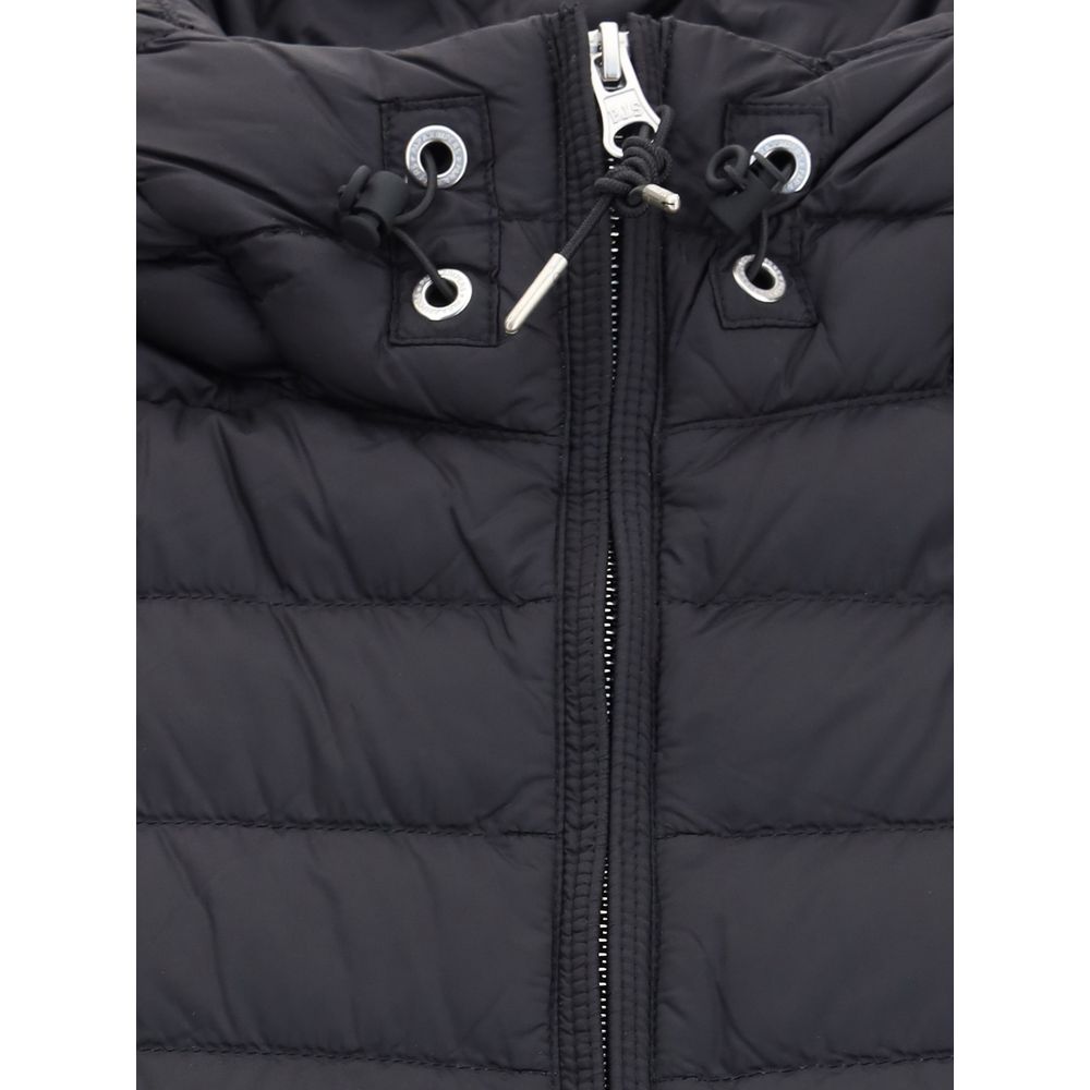 Parajumpers Black Nylon Coat | Regal Royce