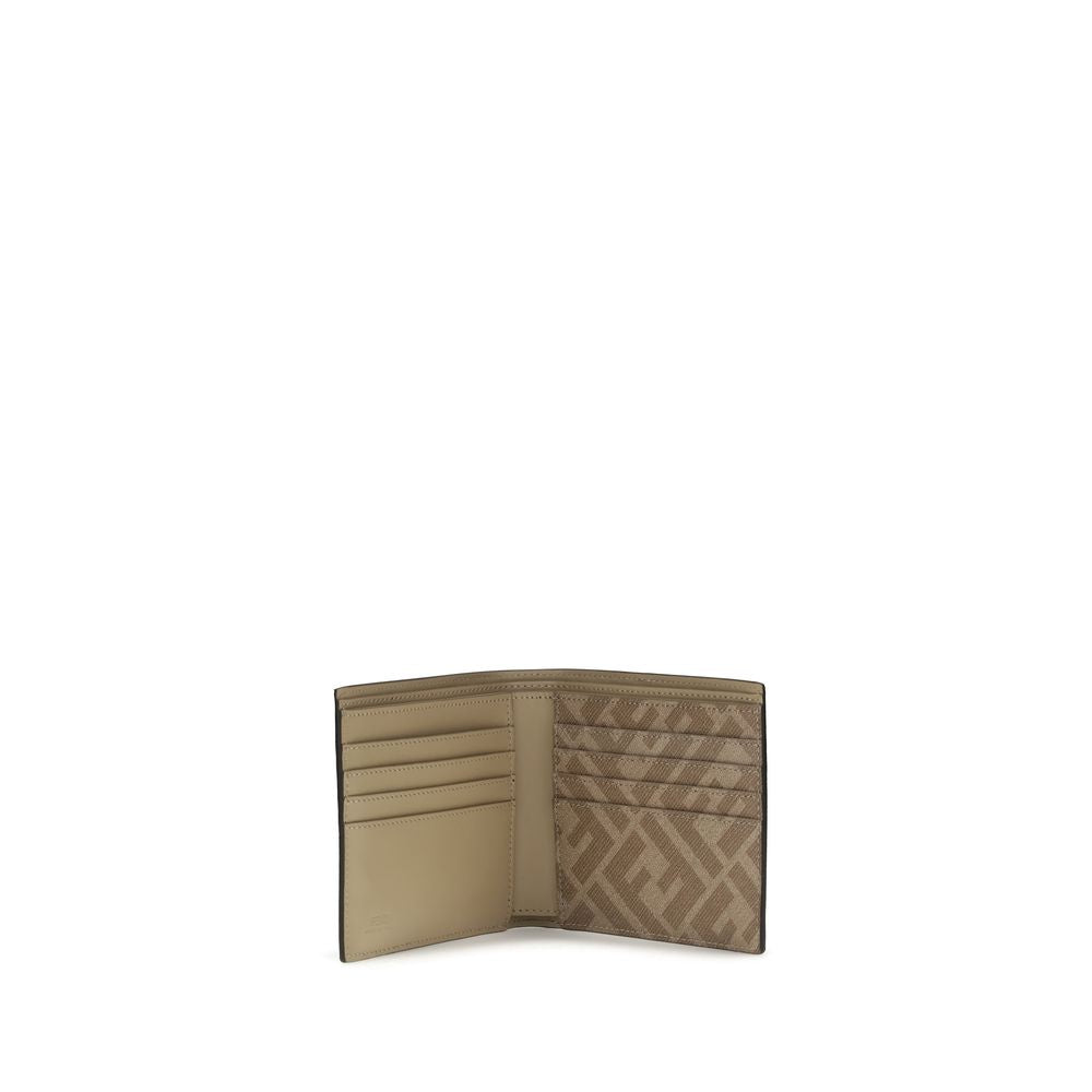 Fendi Beige Calf Leather Bos Taurus Wallet | Regal Royce