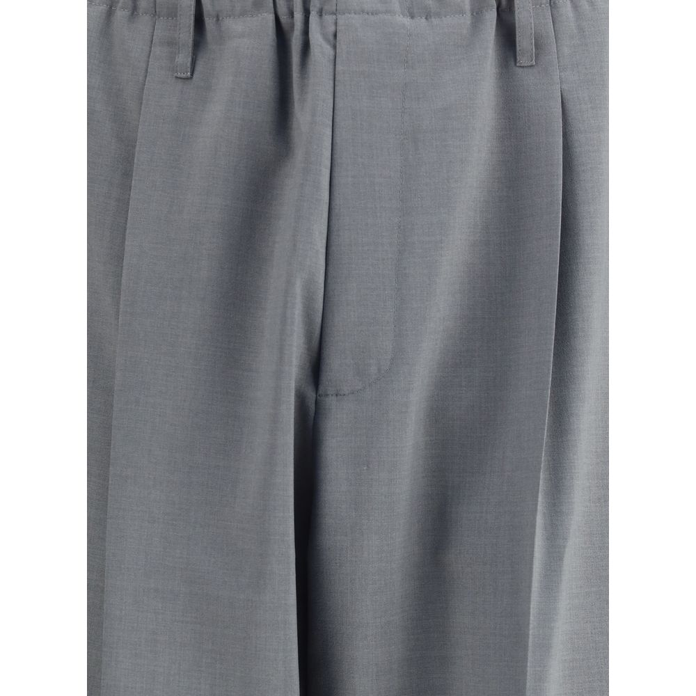 Magliano Gray Polyester Casual Pants | Regal Royce