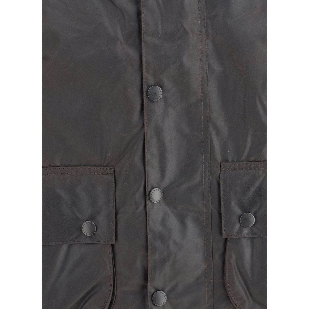 Barbour Black Cotton Coat | Regal Royce