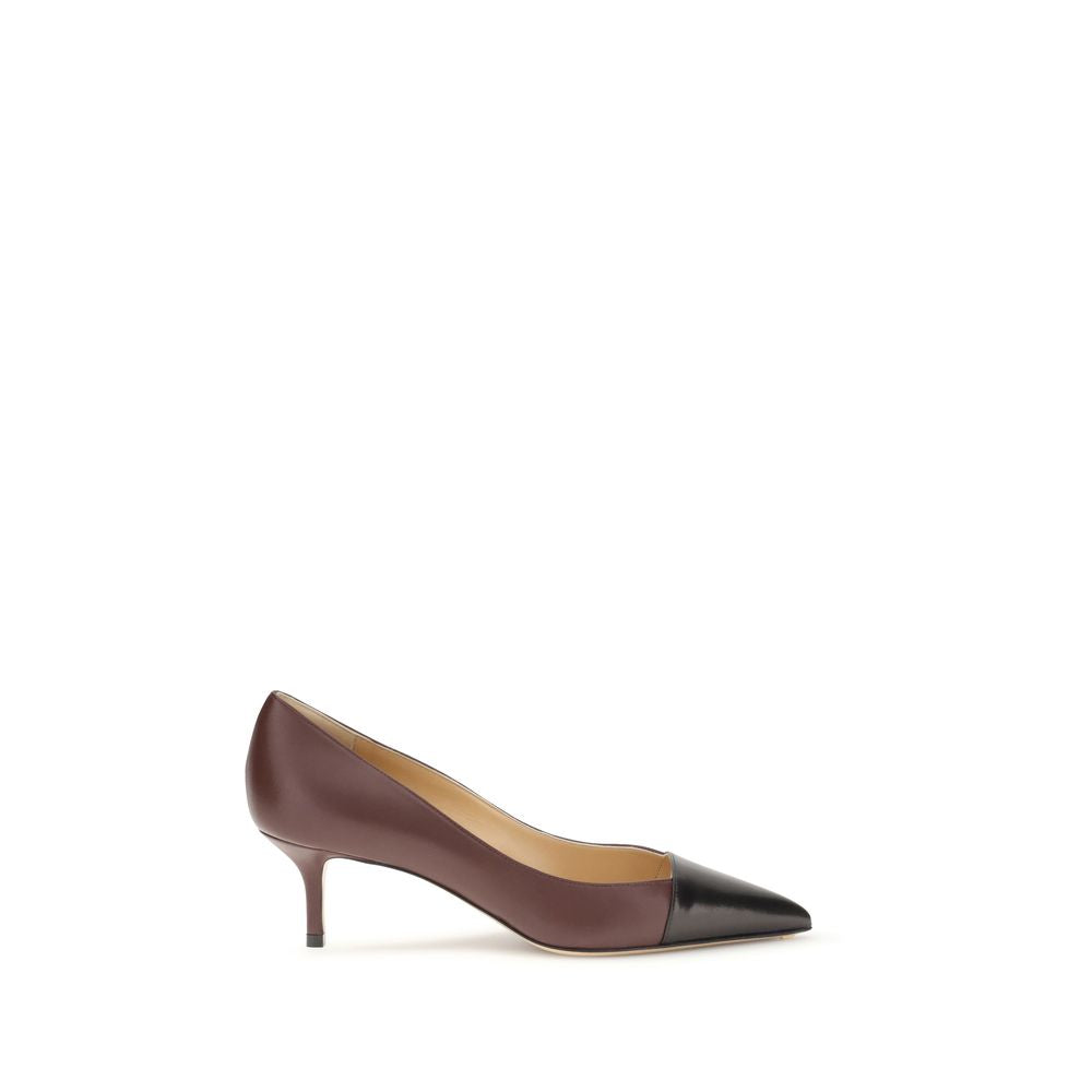Francesco Russo Multicolor Calf Leather Bos Taurus Mid Heel Pumps | Regal Royce