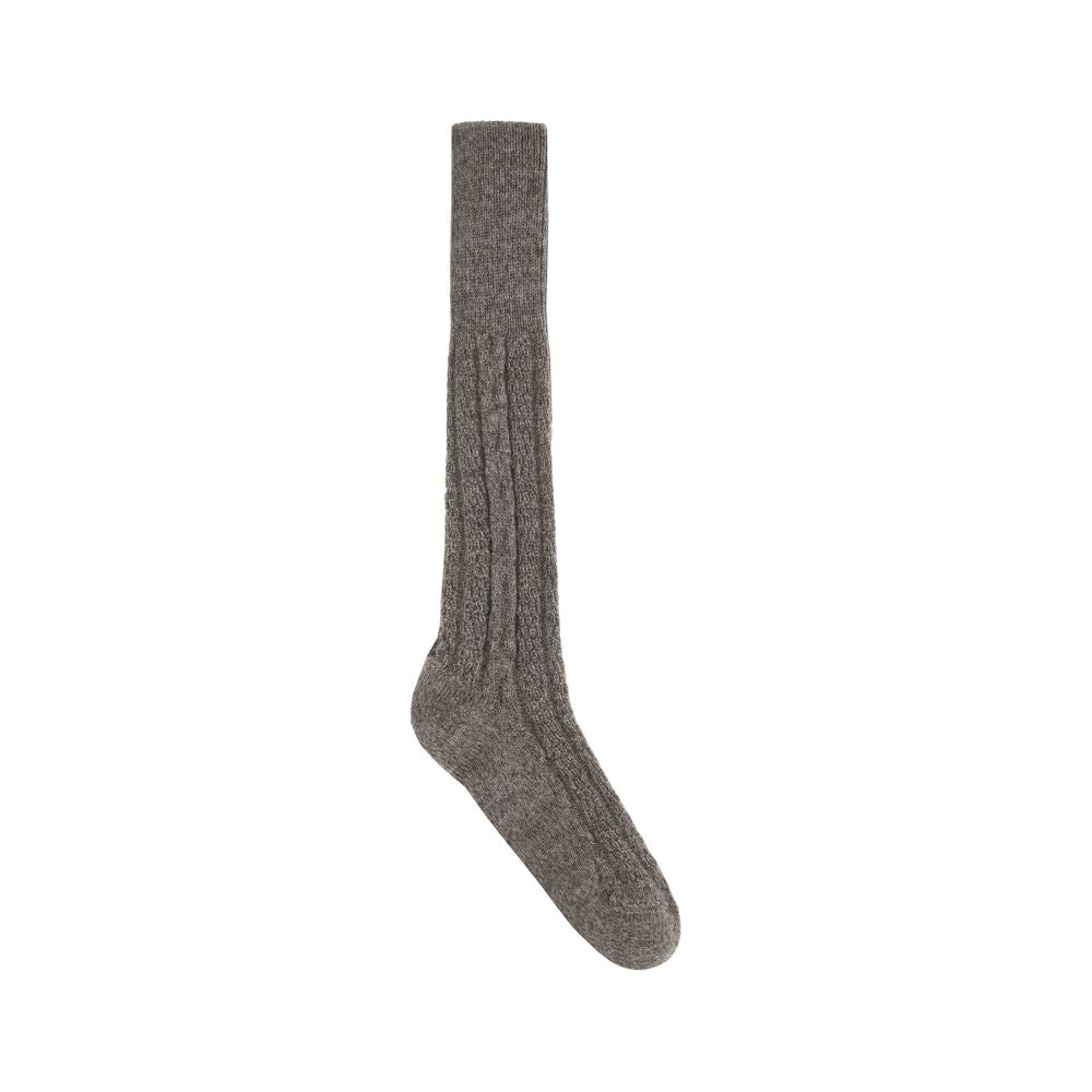 Margiela Brown Wool Socks | Regal Royce