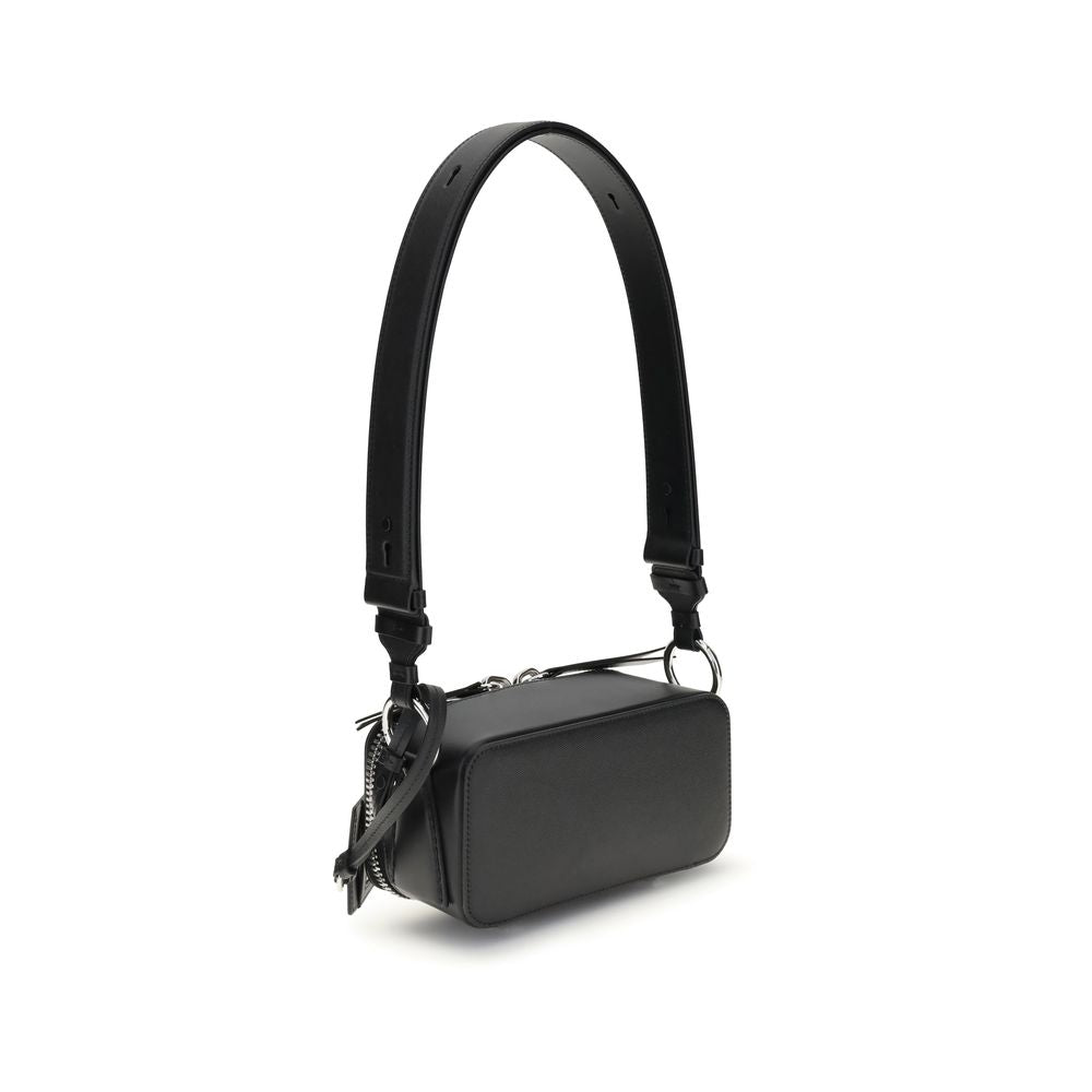 Margiela Black Calf Leather Bos Taurus Shoulder Bag | Regal Royce