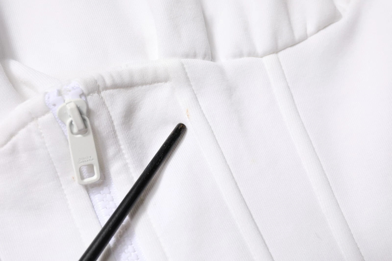 Dolce & Gabbana White Corset Stretch Cotton Top T-shirt | Regal Royce