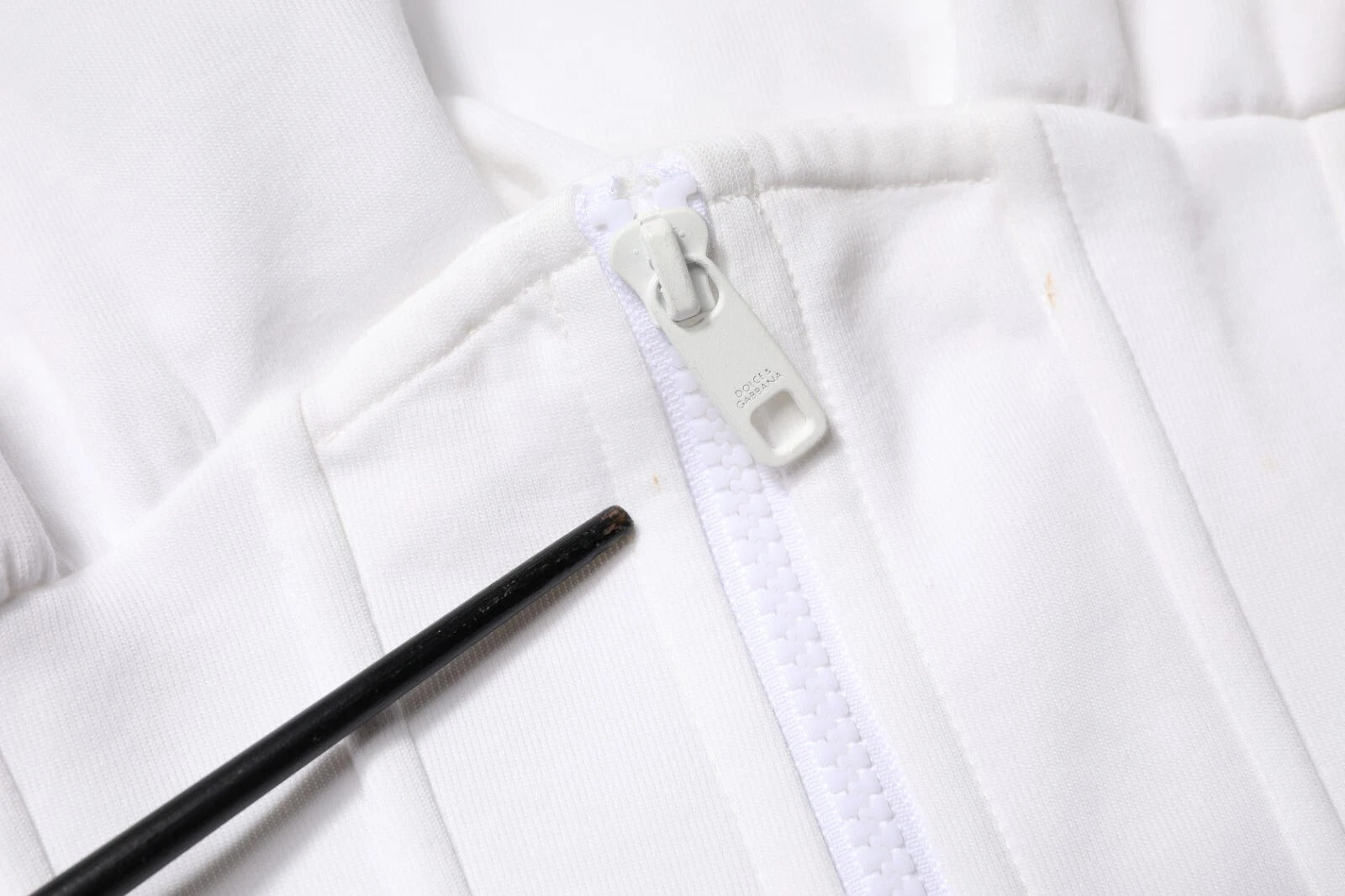 Dolce & Gabbana White Corset Stretch Cotton Top T-shirt | Regal Royce