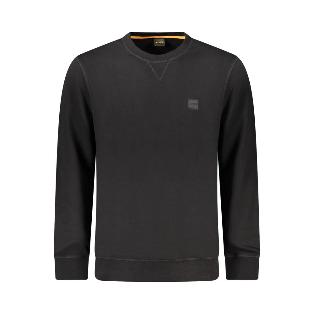 Hugo Boss Black Cotton Men Sweater | Regal Royce
