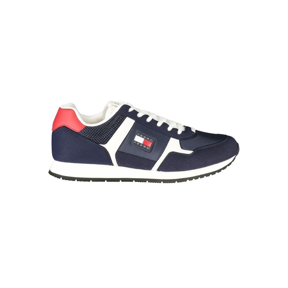 Tommy Hilfiger Blue Polyurethane Men Sneaker | Regal Royce
