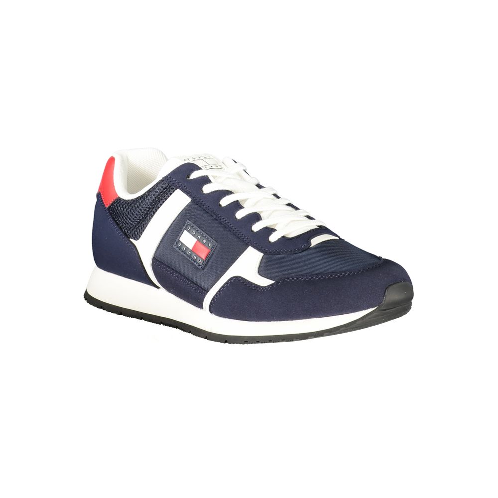 Tommy Hilfiger Blue Polyurethane Men Sneaker | Regal Royce