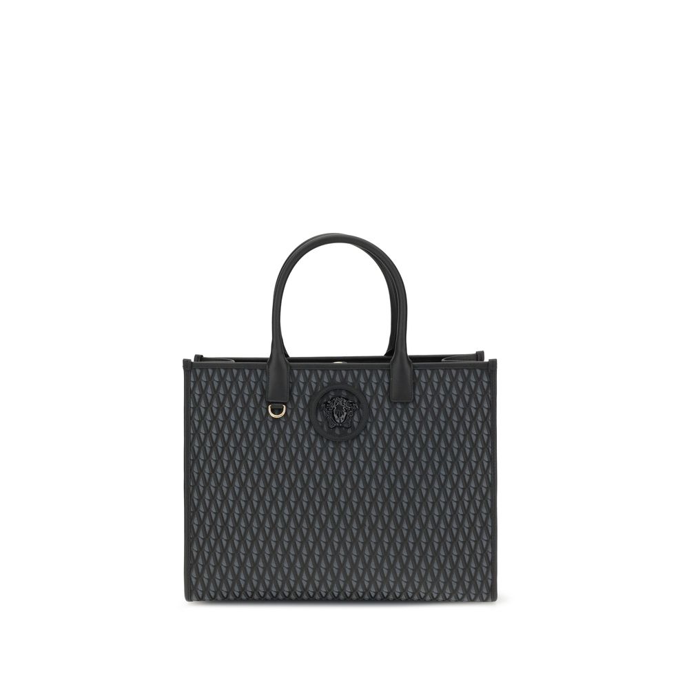 Versace Black Cotton Handbag | Regal Royce