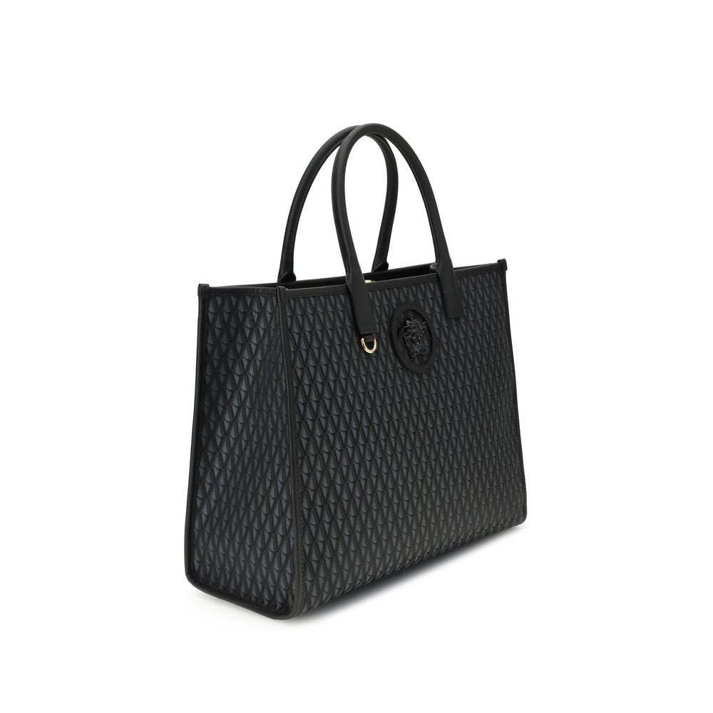 Versace Black Cotton Handbag | Regal Royce