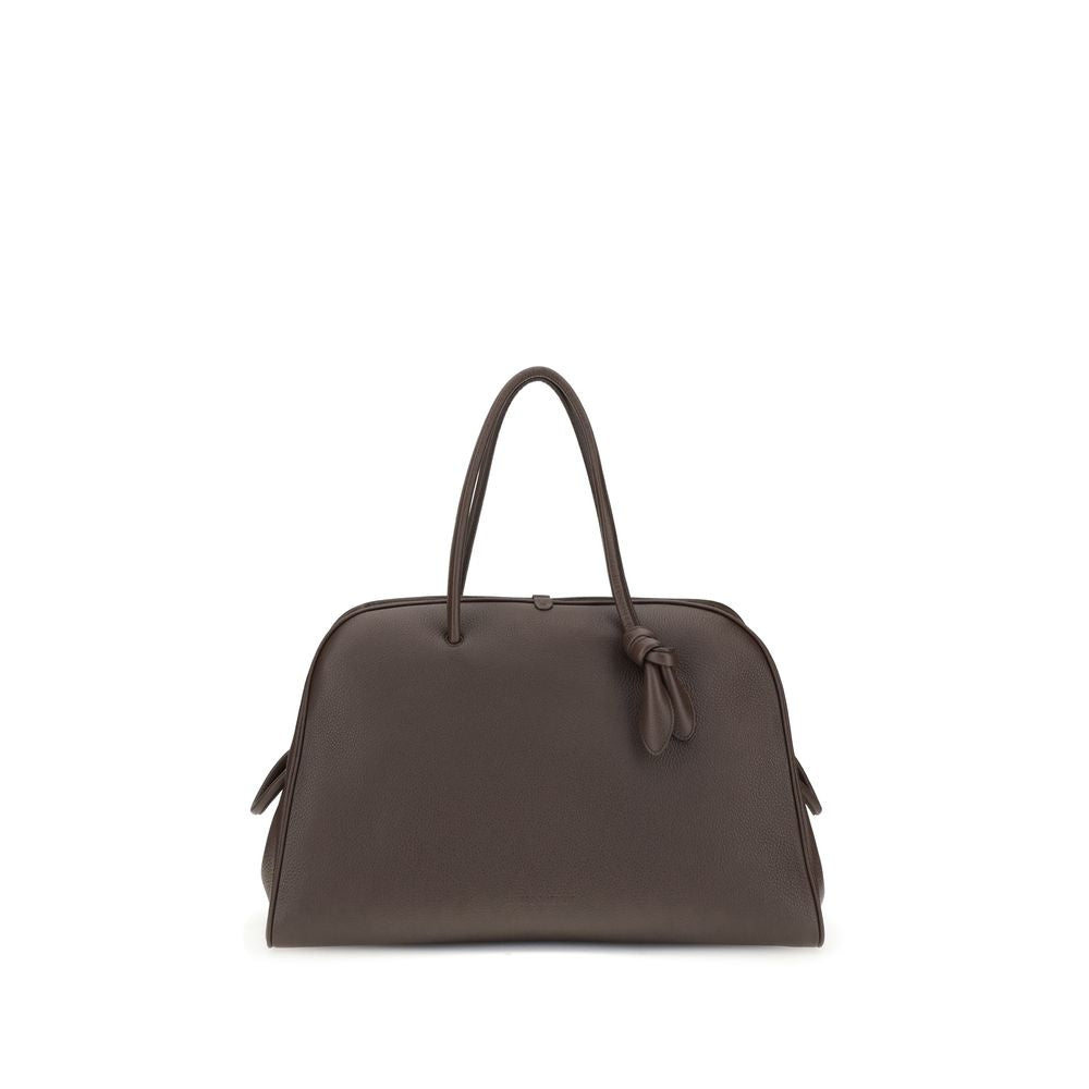 Jacquemus Brown Calf Leather Bos Taurus Handbag | Regal Royce