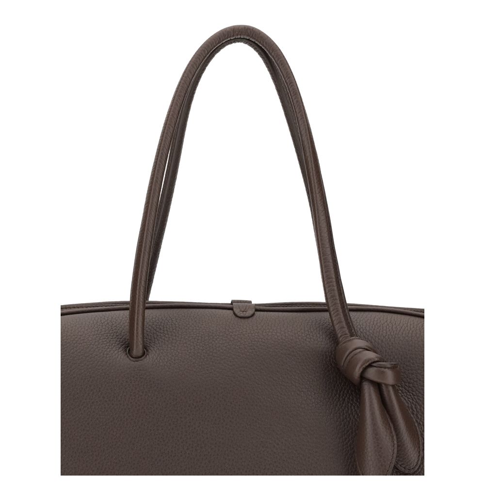 Jacquemus Brown Calf Leather Bos Taurus Handbag | Regal Royce