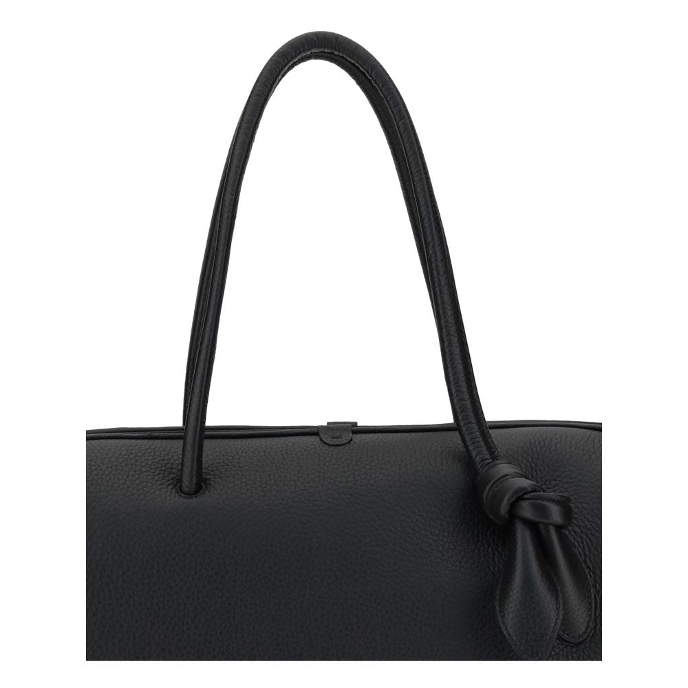 Jacquemus Black Calf Leather Bos Taurus Handbag | Regal Royce