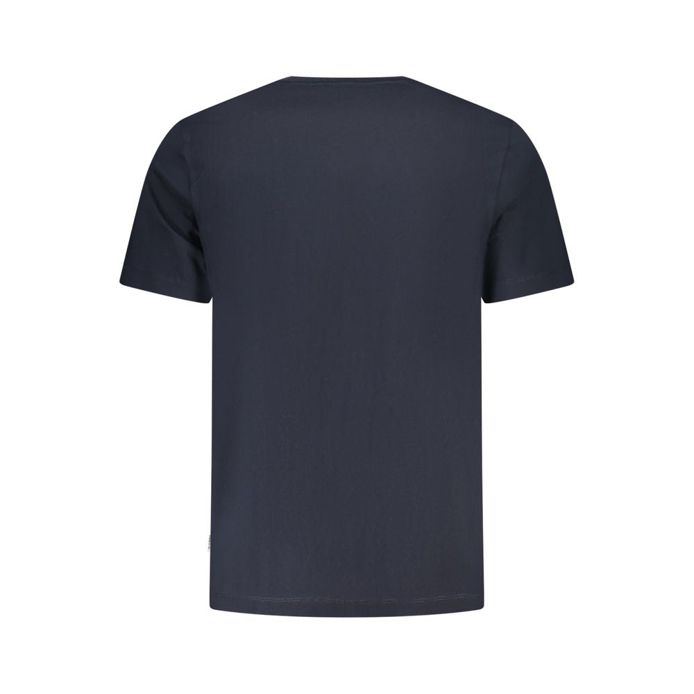 Guess Jeans Blu Cotton Men T-Shirt | Regal Royce