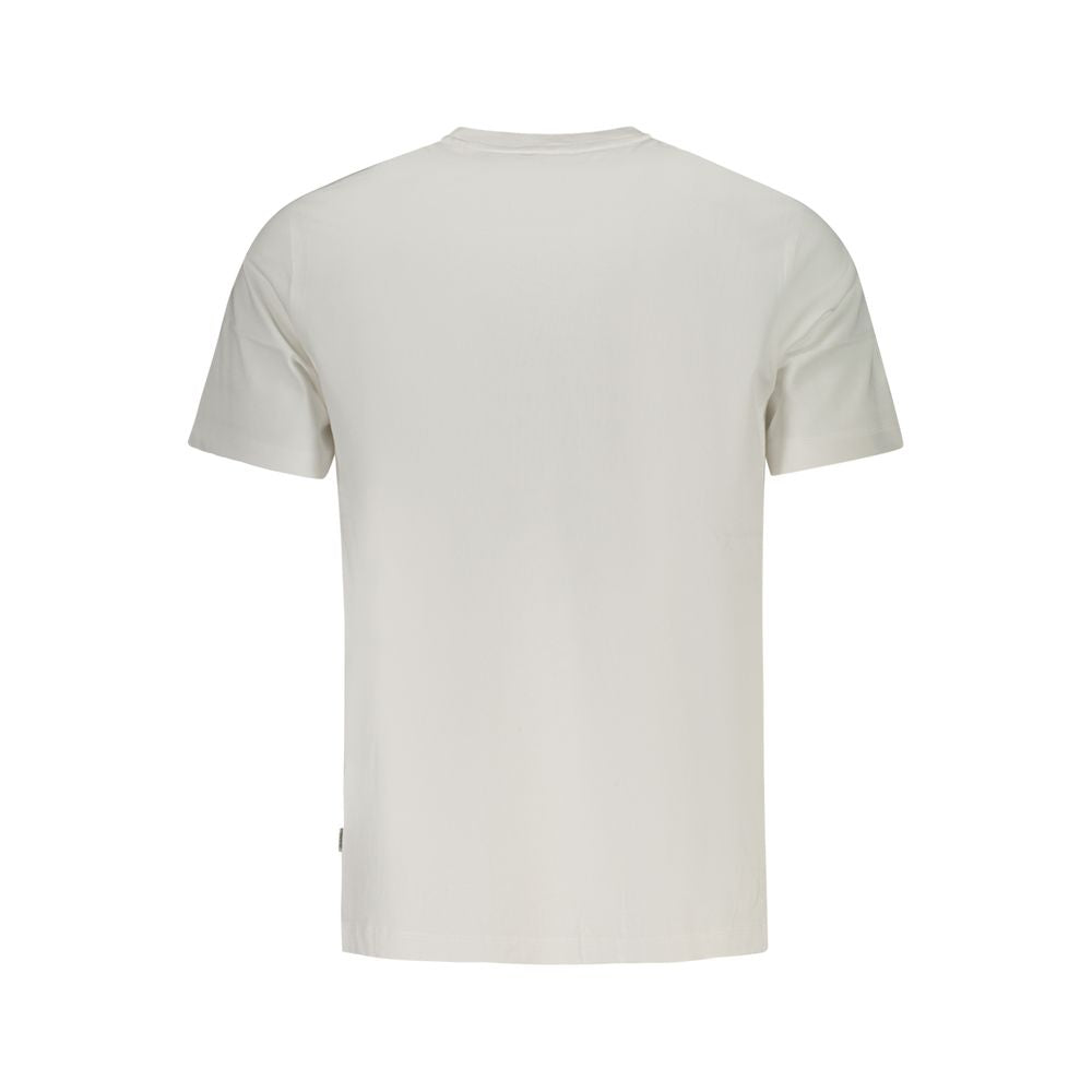 Guess Jeans Bianco Cotton Men T-Shirt | Regal Royce
