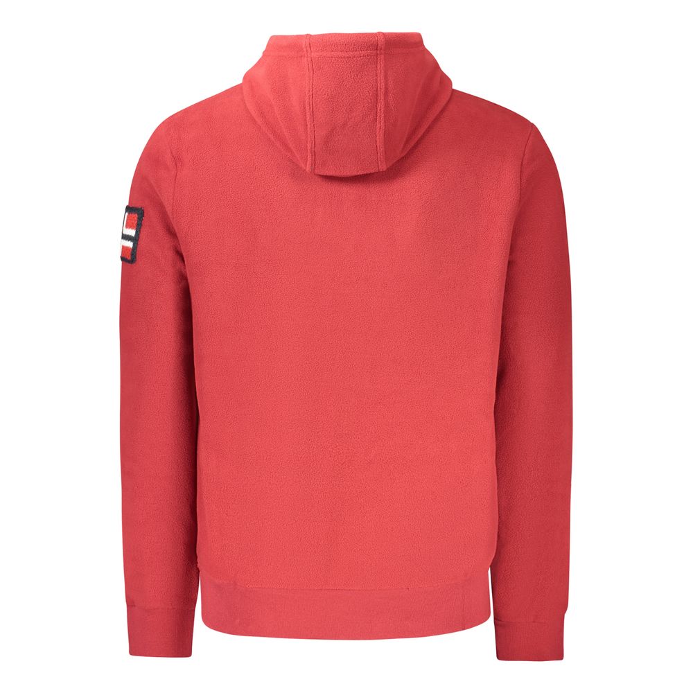 Norway 1963 Red Polyester Men's Hooded Sweatshirt | Regal Royce
