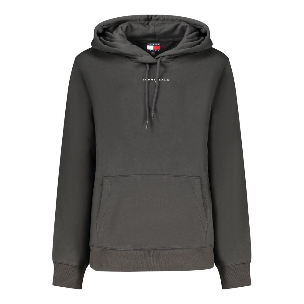 Tommy Hilfiger Black Cotton Women's Sweatshirt Hoodie | Regal Royce