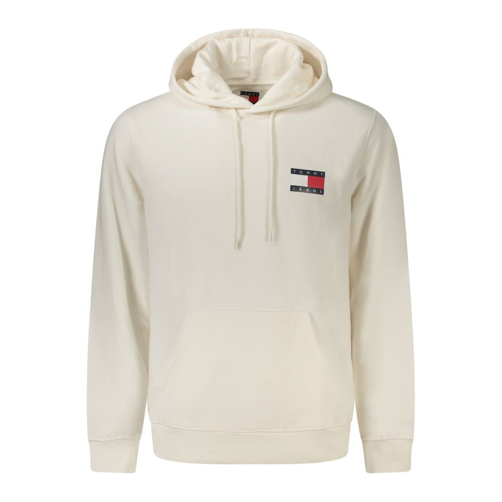 Tommy Hilfiger White Cotton Men's Hooded Sweatshirt | Regal Royce