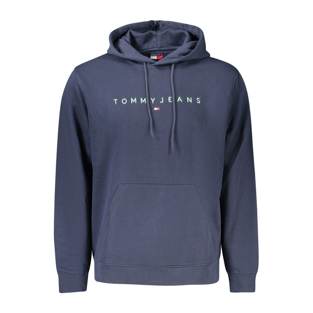 Tommy Hilfiger Blue Cotton Men's Hoodie Sweatshirt | Regal Royce