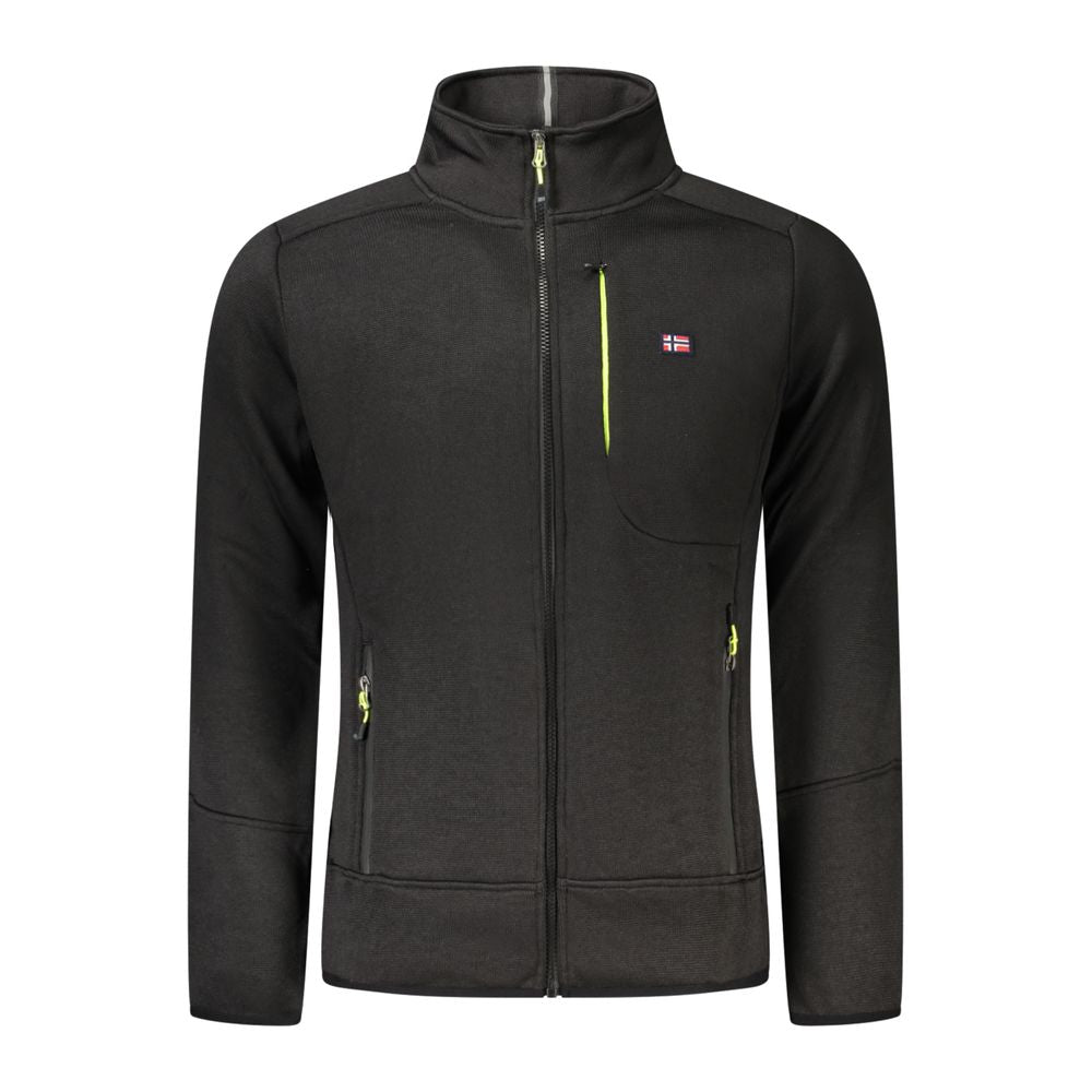 Norway 1963 Black Polyester Men Sweatshirt | Regal Royce