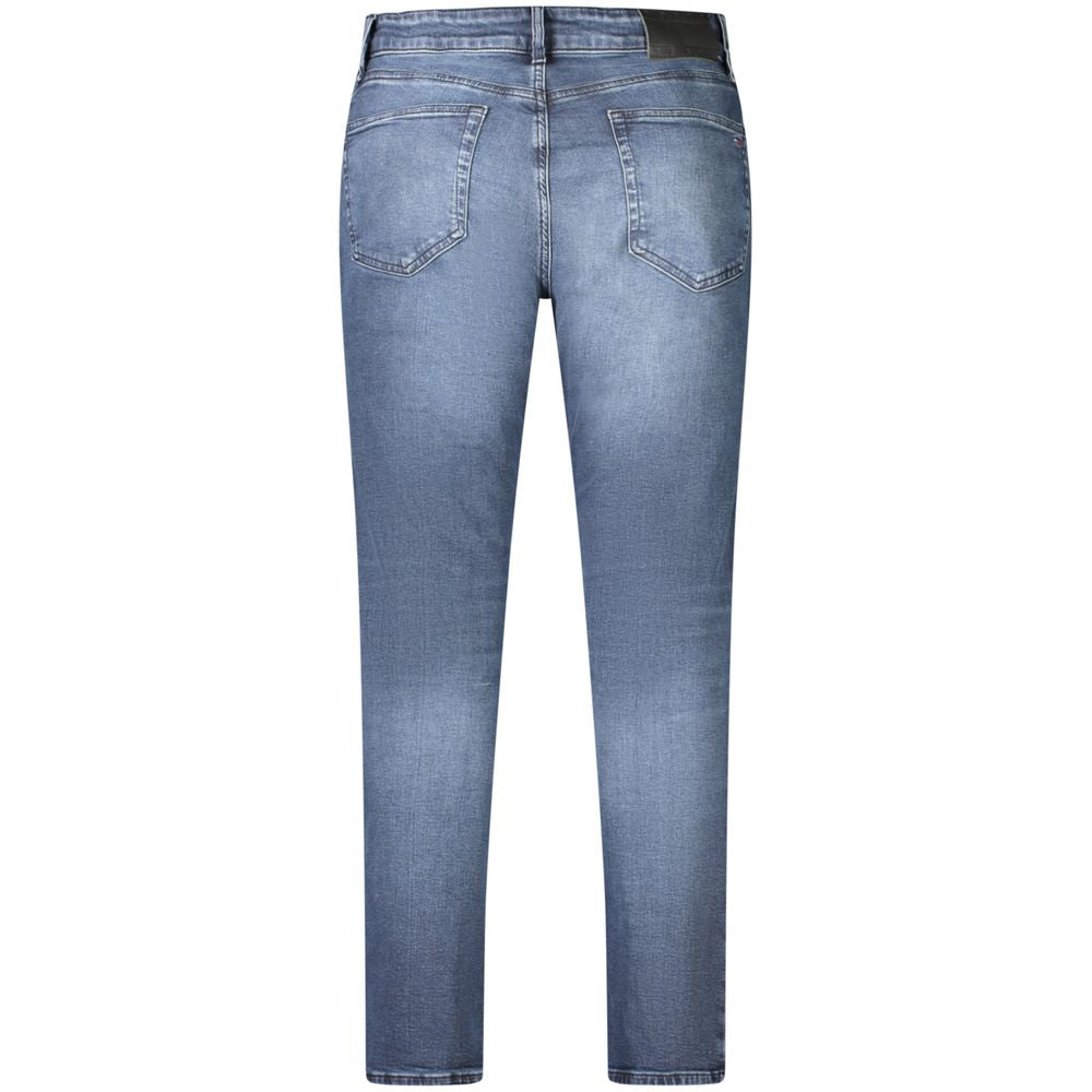 Tommy Hilfiger Blu Cotton Men Jeans | Regal Royce